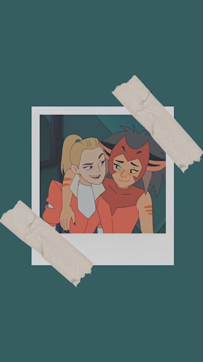 673x1200 adora and catra aesthetic wallpaper
