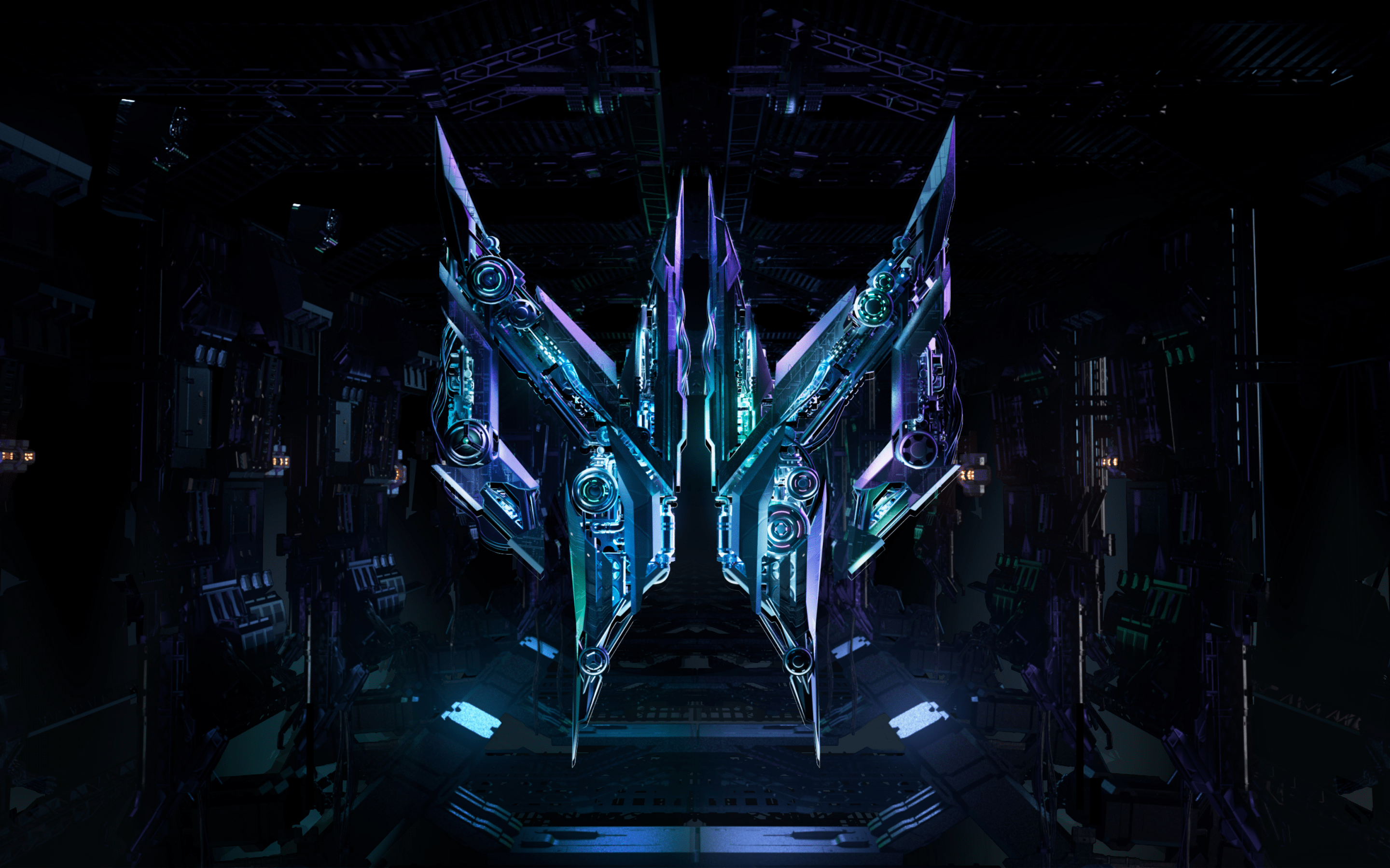 2880x1800 Acer Predator Neon Logo 4K Wallpaper