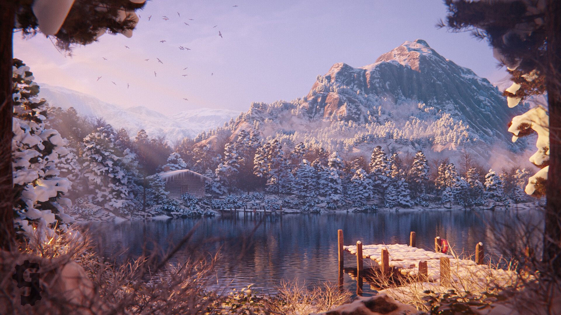 1920x1080 Snowy Mountain Sunset Projects Artists Community