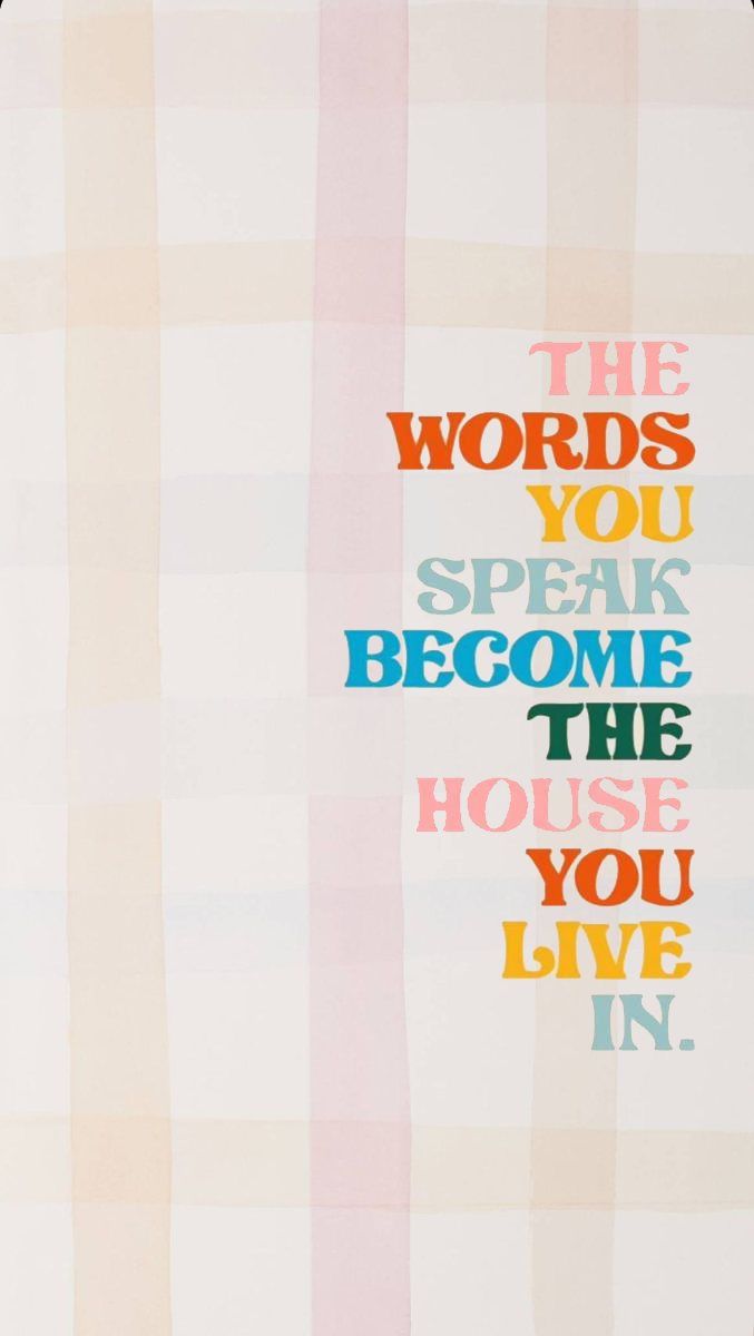 677x1200 Words You Speak Wallpaper