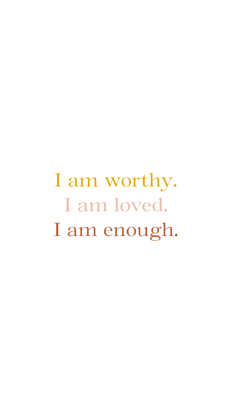 768x1365 Positive affirmations for social media, wallpaper stories and reels. Albanese Creative