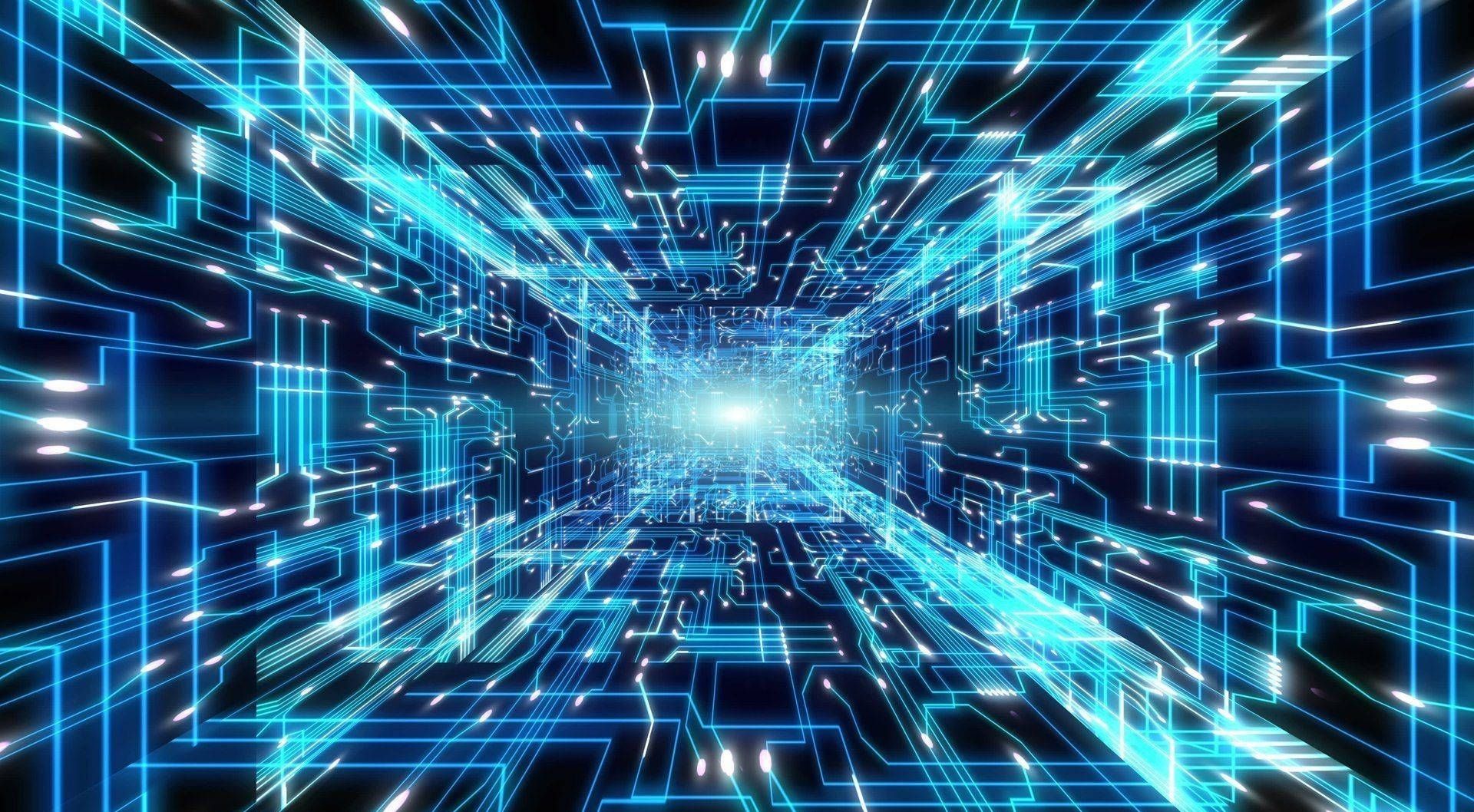 1920x1058 Download High Tech Futuristic Desktop With High Tech Accessories Wallpaper