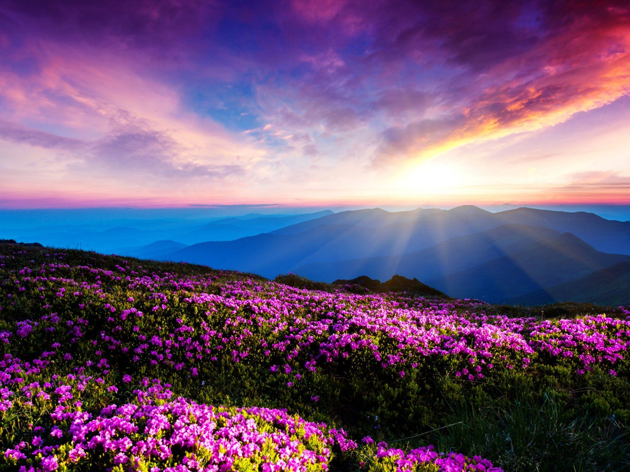 2048x1536 mountains, Landscape, Nature, Mountain Wallpaper HD / Desktop and Mobile Background