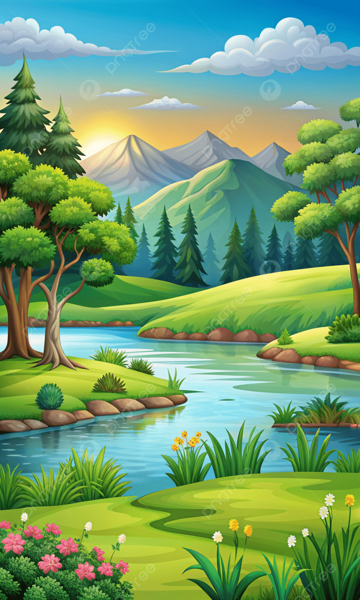 1200x2000 Serene Mountain And Lake View High Quality Nature Mobile Wallpaper Background Wallpaper Image For Free Download
