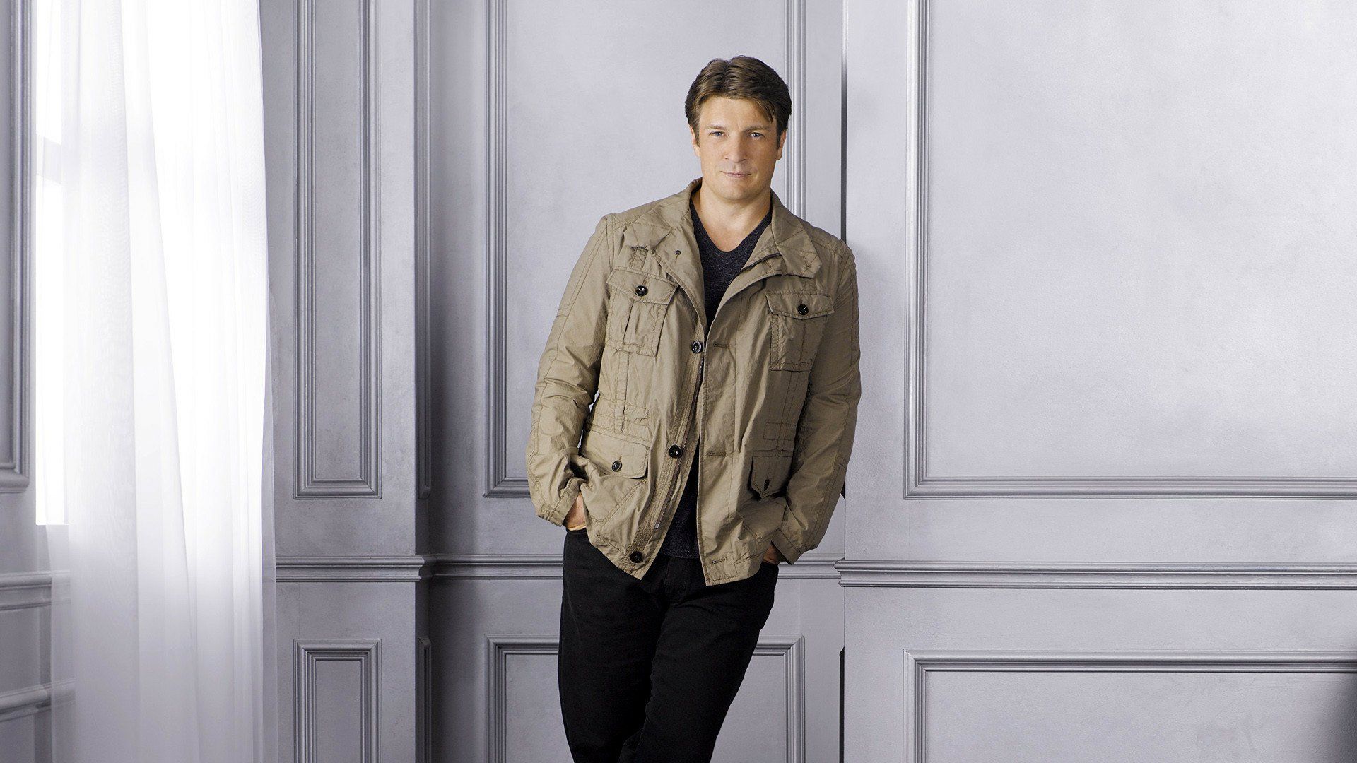 1920x1080 Download Nathan Fillion Richard Castle TV Show Castle (TV Show) HD Wallpaper
