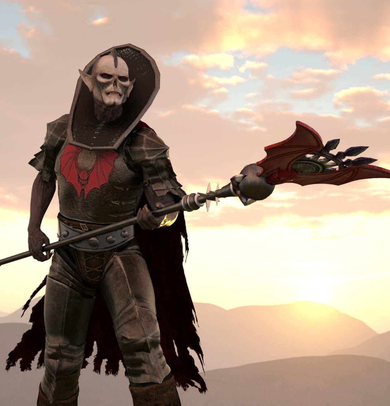 1250x1300 Hordak And Captive She Ra 3D Render, Digital Art