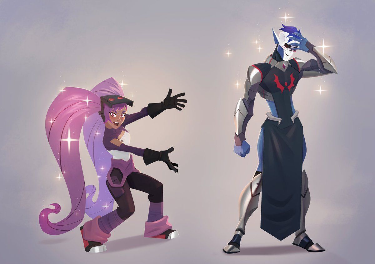 1200x847 I repaired you #SheRa #Entrapta #Hordak Speedpaint