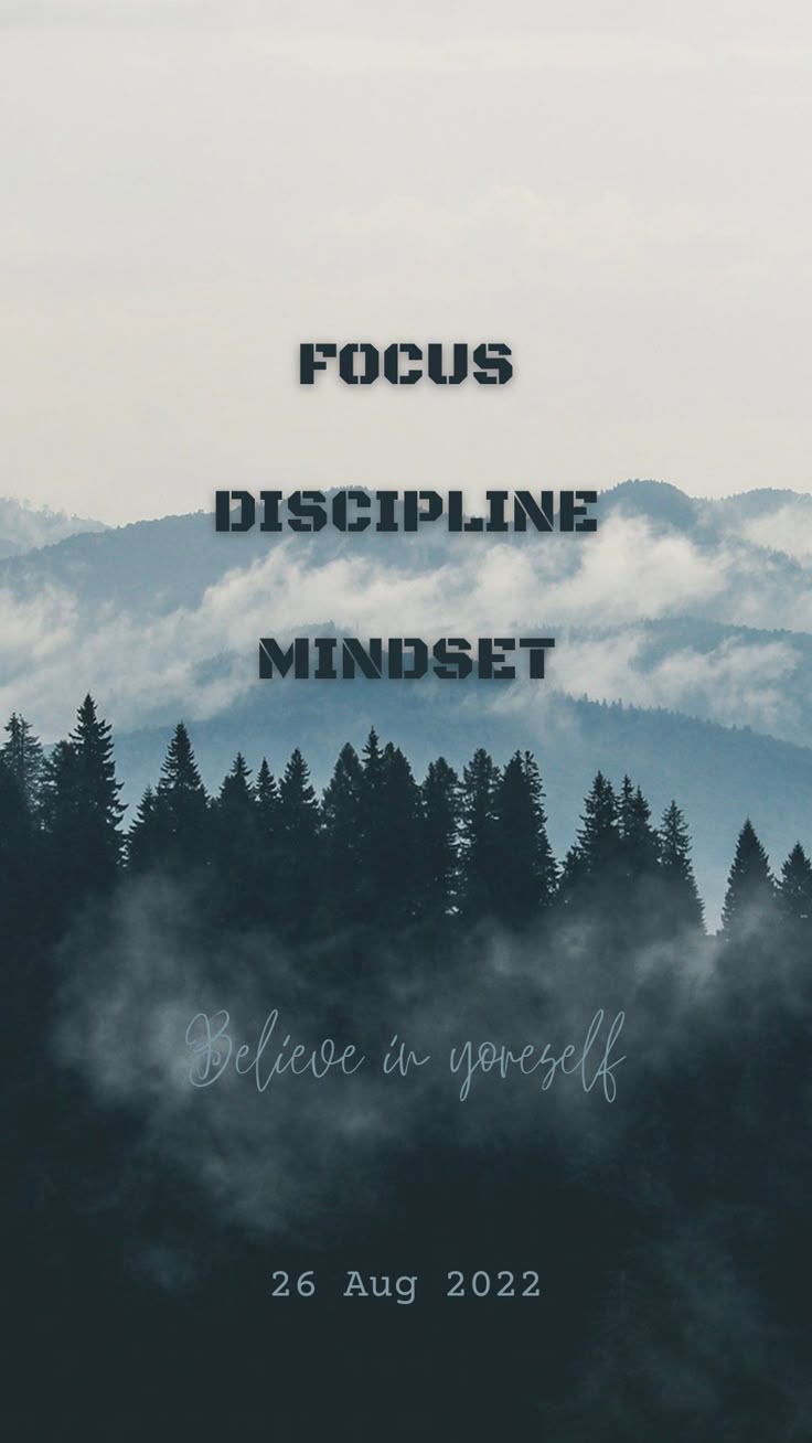 736x1308 Focus Discipline Mindset Quotes Wallpaper