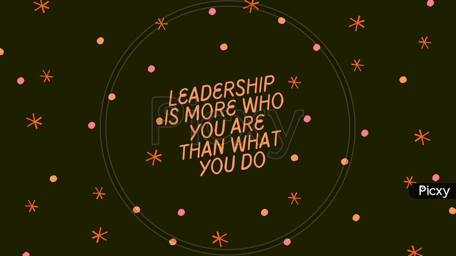 1600x900 Image Of Colorful Dots Organic Typography Desktop Wallpaper Leadership Is More Who You Are Than What You Do (Motivational Poster) MH555341 Picxy