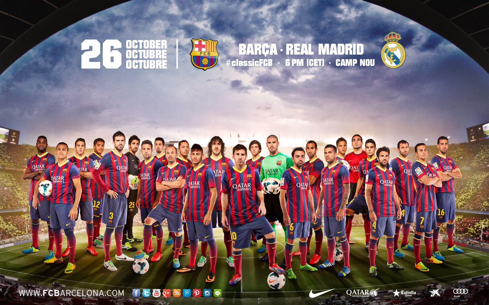 1680x1050 Free download FunMozar Fc Barcelona Team Wallpaper 1680x1050