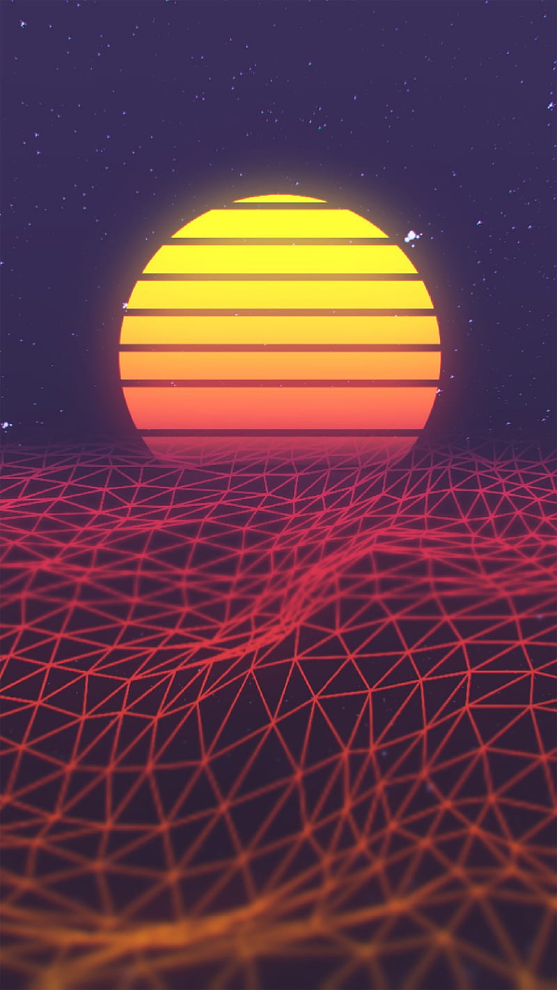 800x1422 Retro, 3D, Van, abstract, black, colorful, digital, digital art, minimal, vansdesign, HD phone wallpaper