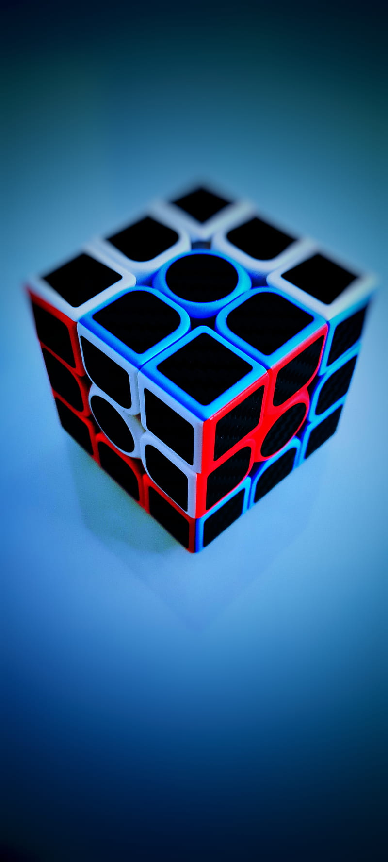 800x1776 Cubo Rubik 3x3 3D, 80s, retro, HD phone wallpaper