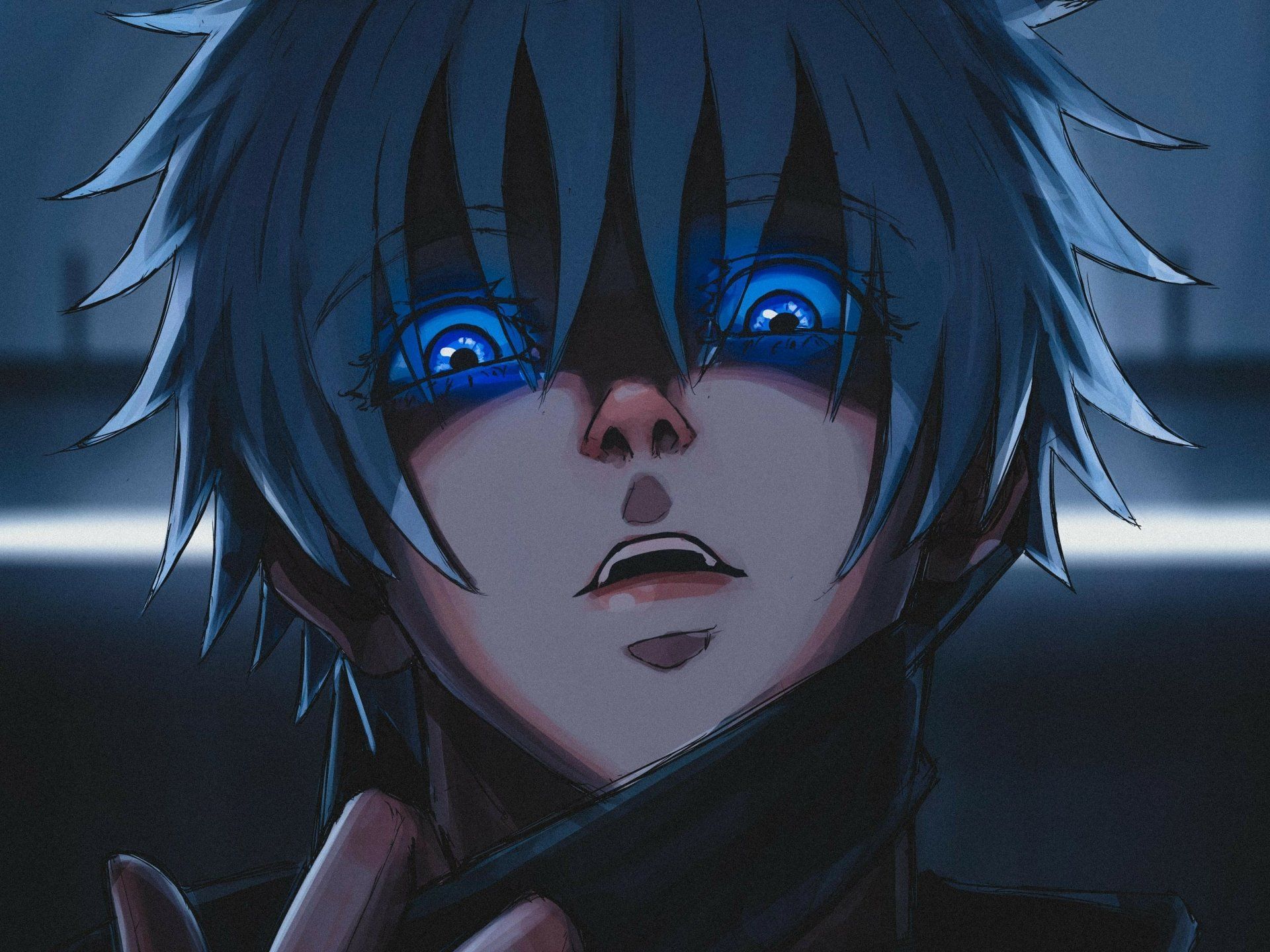 1920x1440 Satoru Gojo Dark Anime HD Wallpaper Kaisen