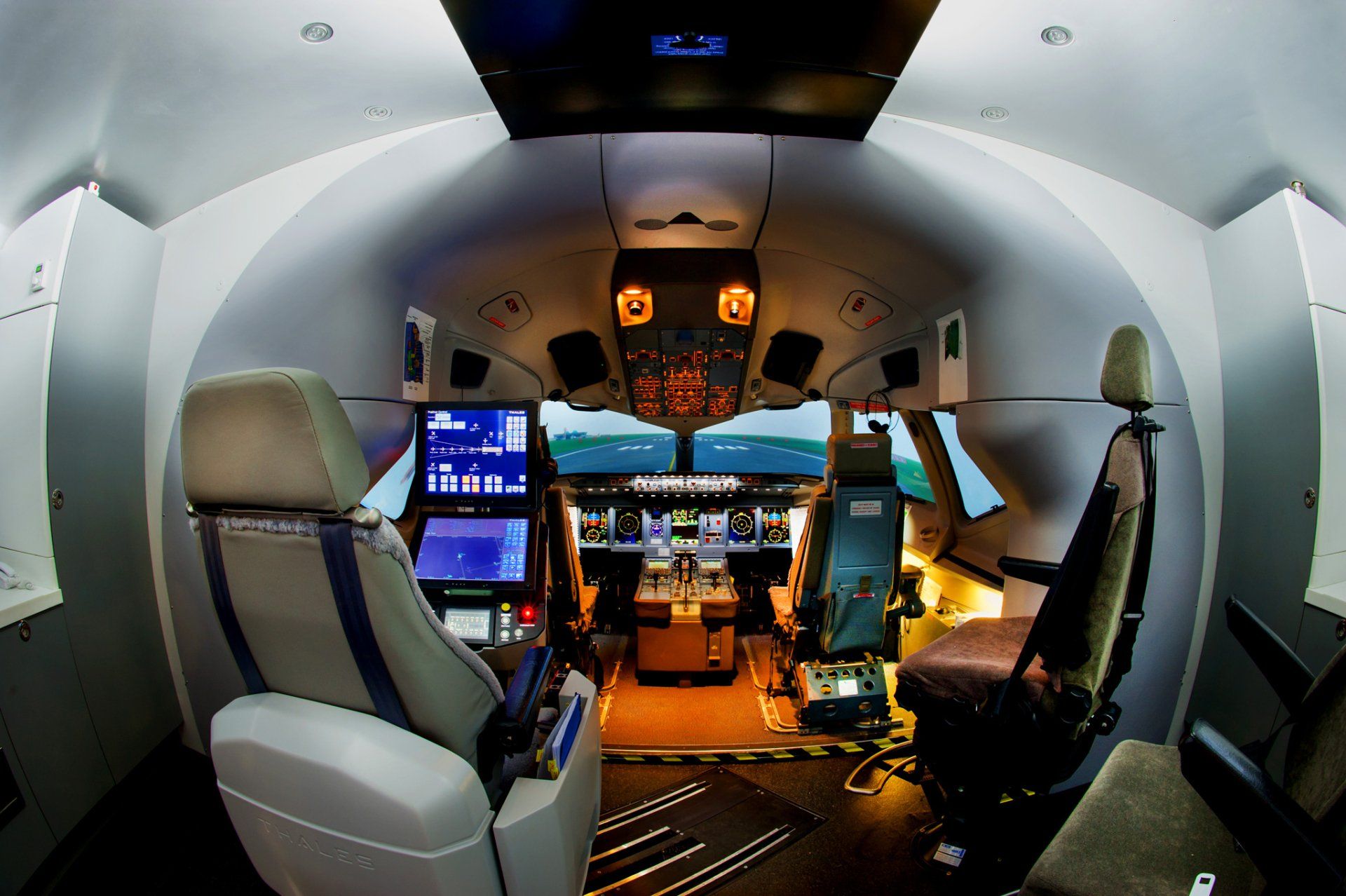 1920x1278 HD View Inside the Sukhoi SuperJet 100 Cockpit