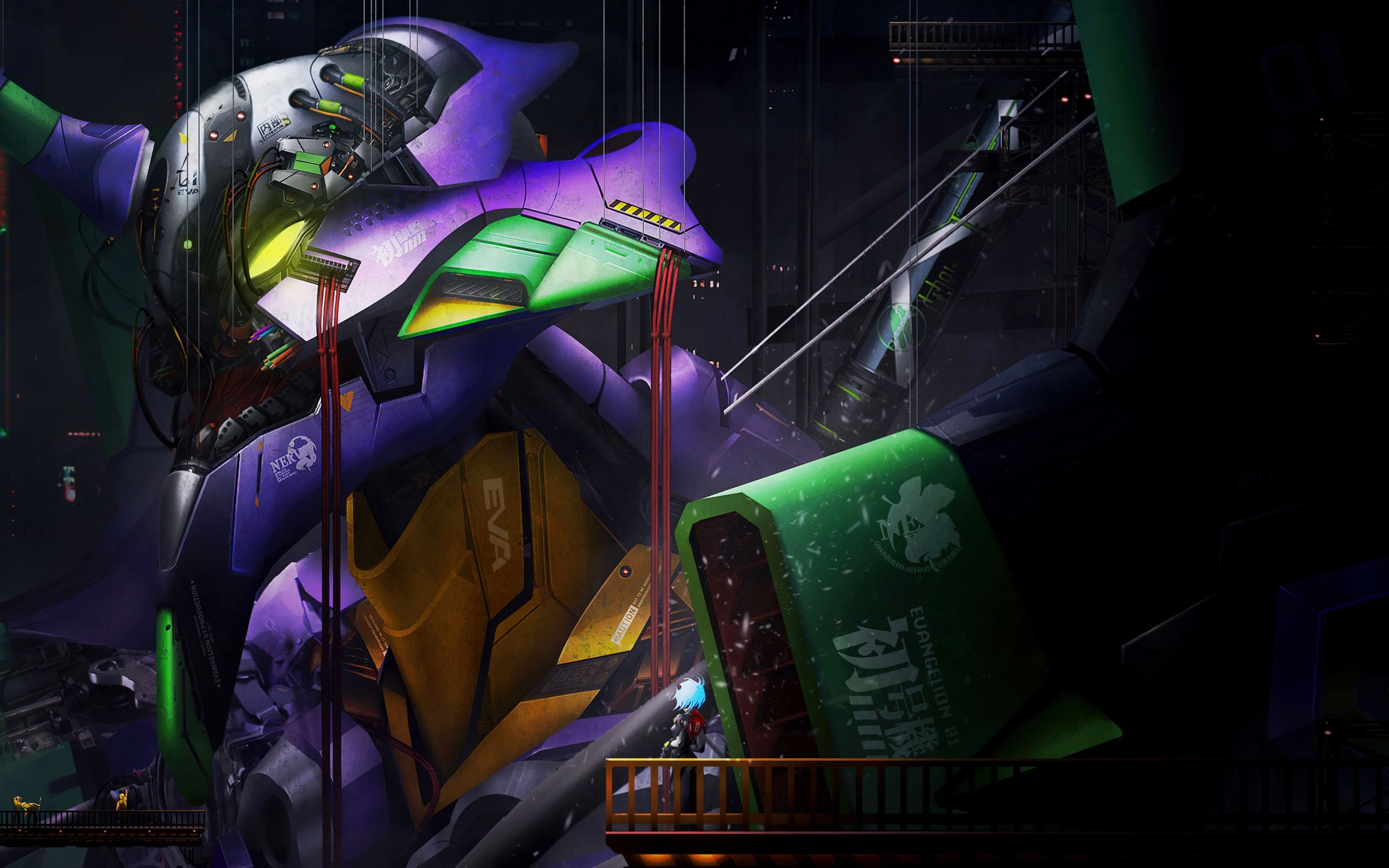 2880x1800 Evangelion Unit 01 Wallpaper 4K, Neon Genesis Evangelion