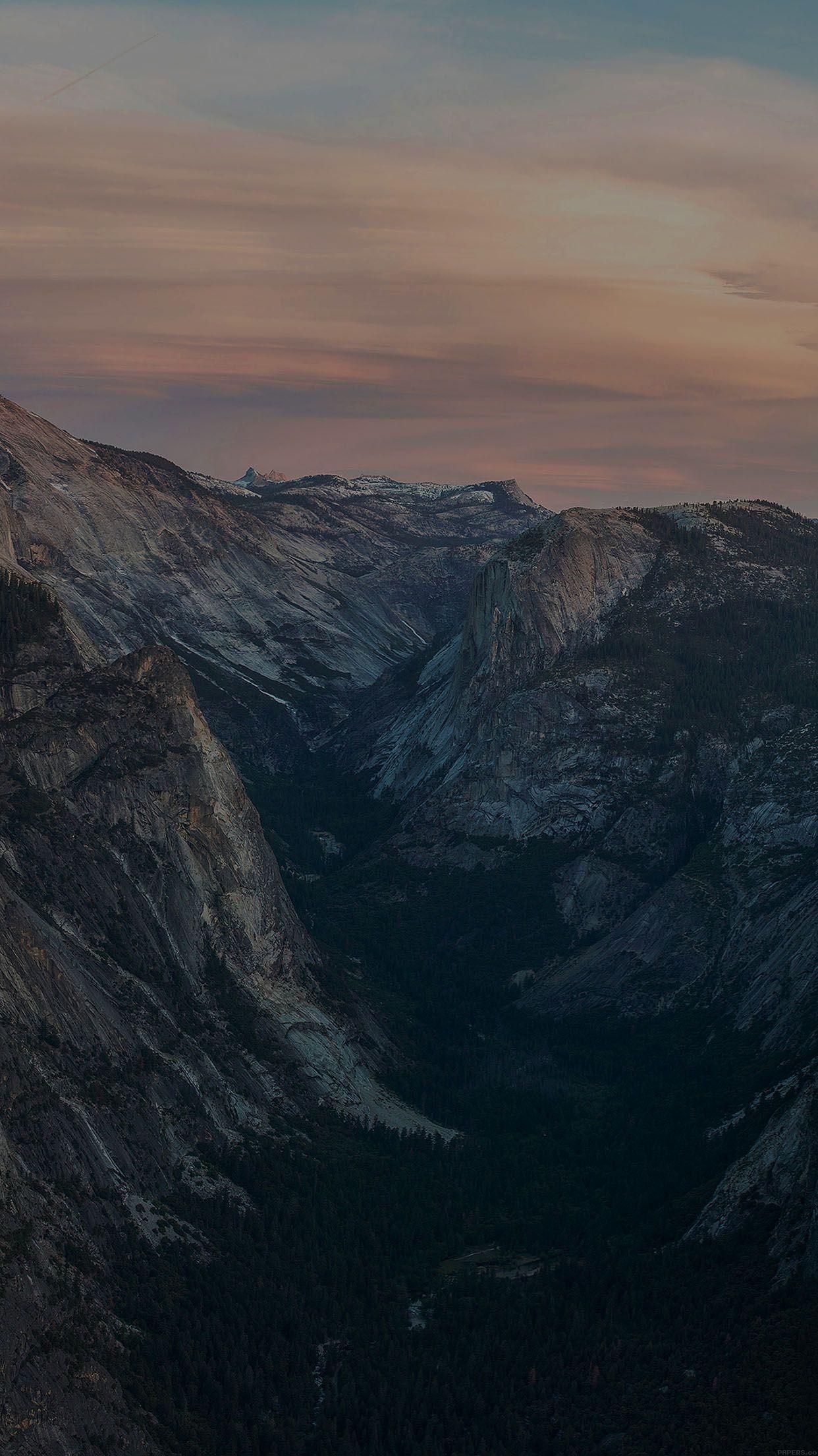 1242x2208 Black Mountain iPhone Wallpaper
