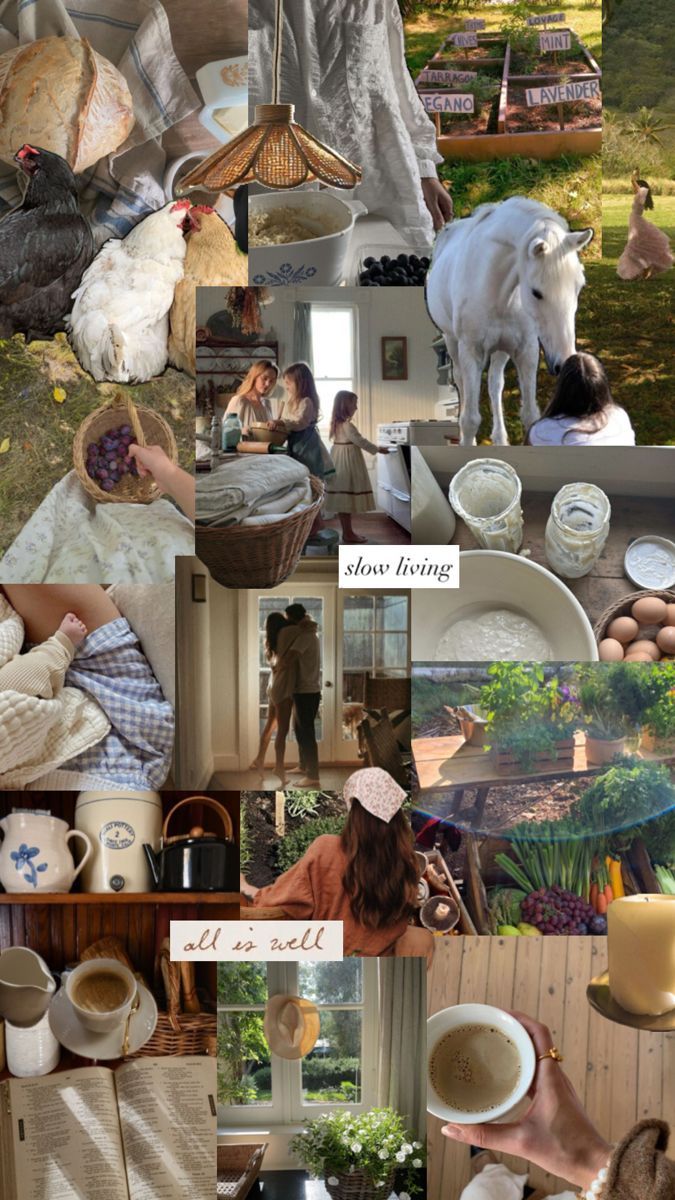 675x1200 slow living homemaker wallpaper collage. Slow living, Happy homemaking, Life is beautiful