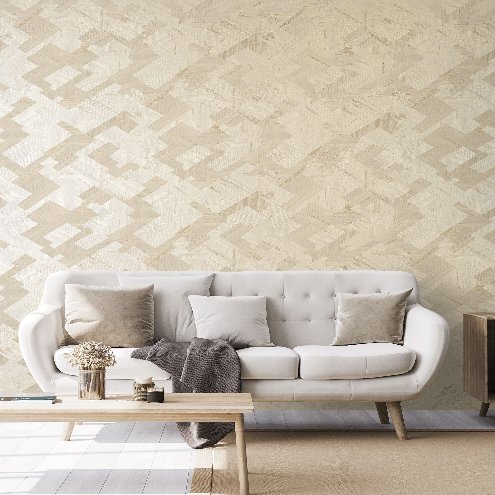 1972x1972 Design wallpaper with a noble and restrained pattern