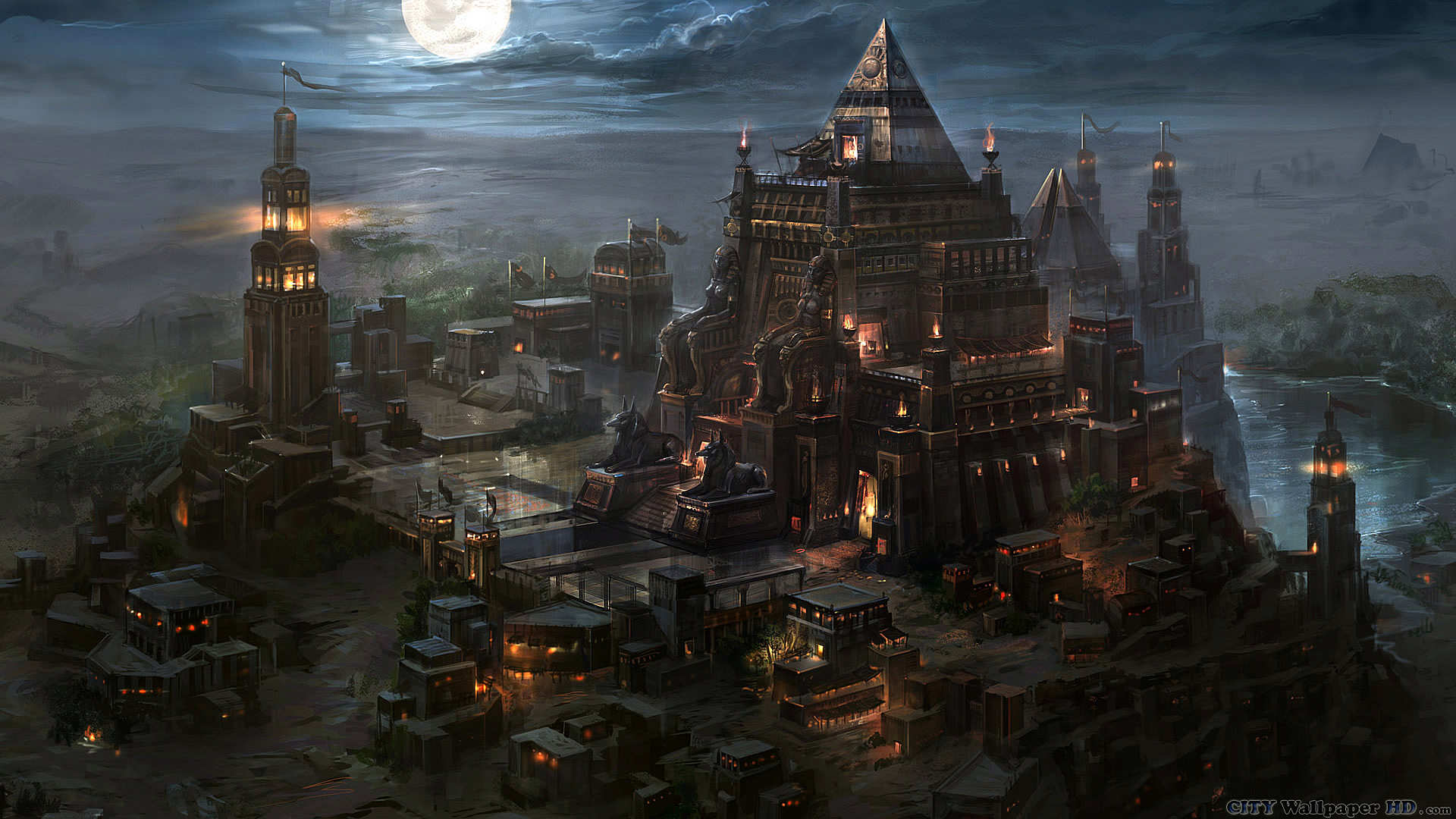1920x1080 Ancient Cities Wallpaper