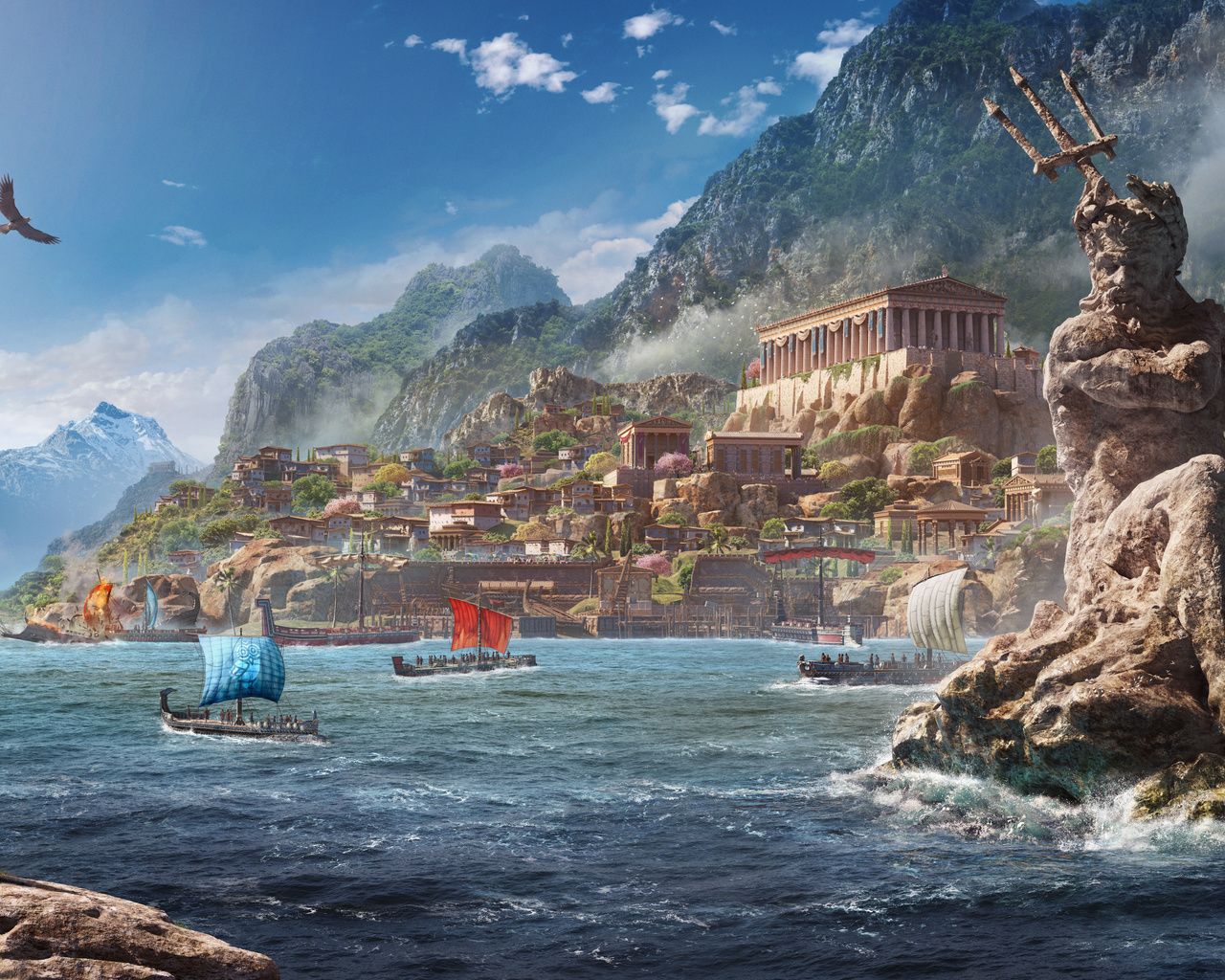 1280x1024 Ancient greek cities wallpaper?