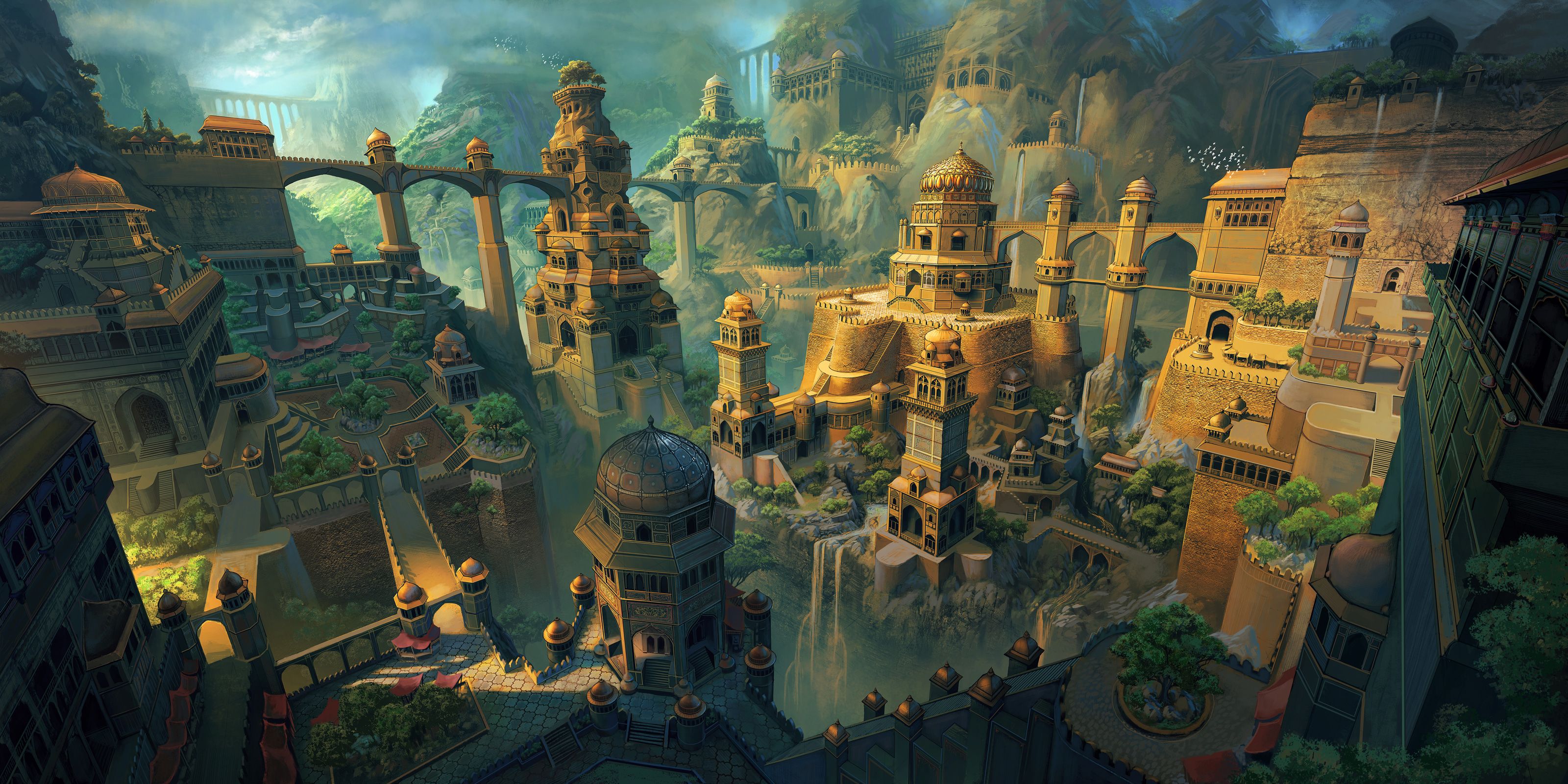 3200x1600 Aurelian Spires