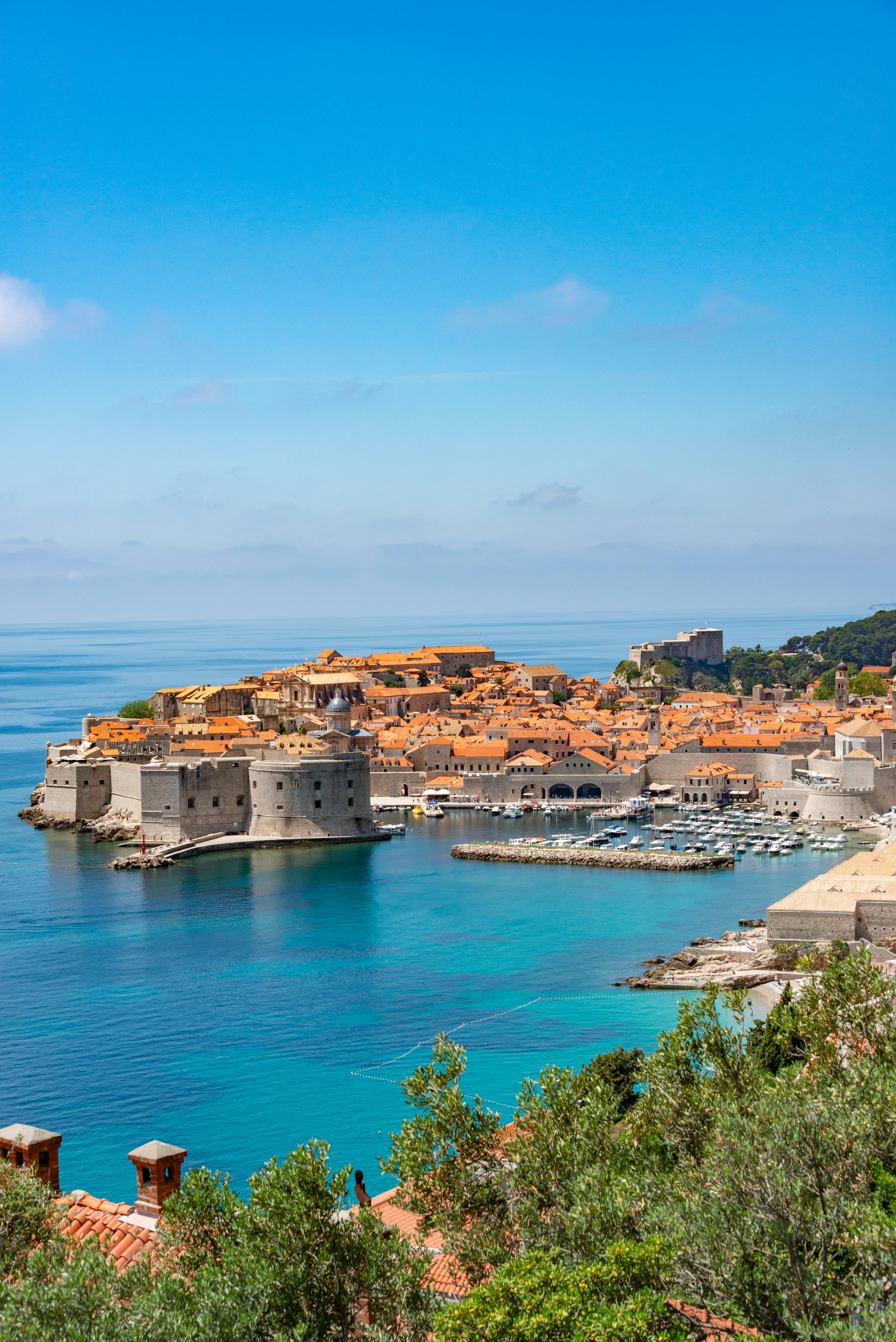 4806x7201 Old Coastal Town near Sea · Free