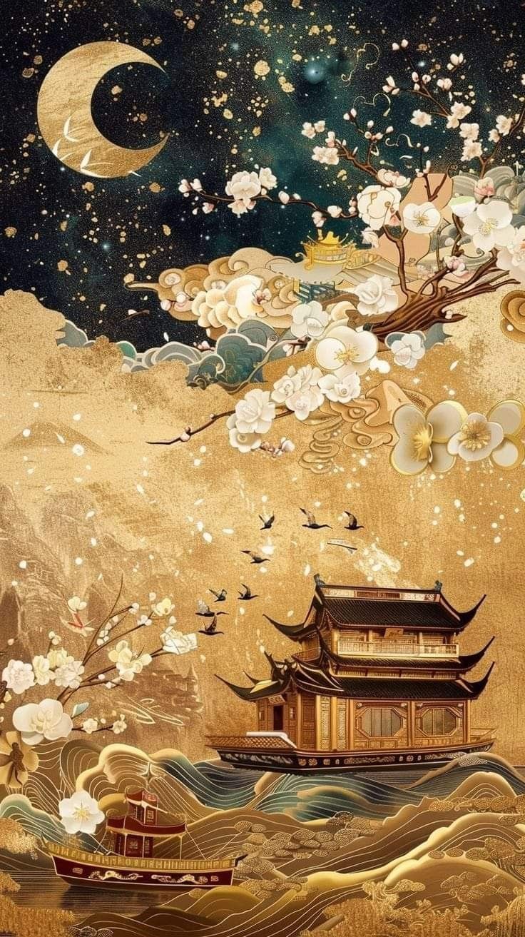 736x1313 TET」おしゃれまとめの人気アイデア｜Pinterest｜Quyên Nguyễn. 和風 壁紙, アートの壁紙, イラスト 綺麗