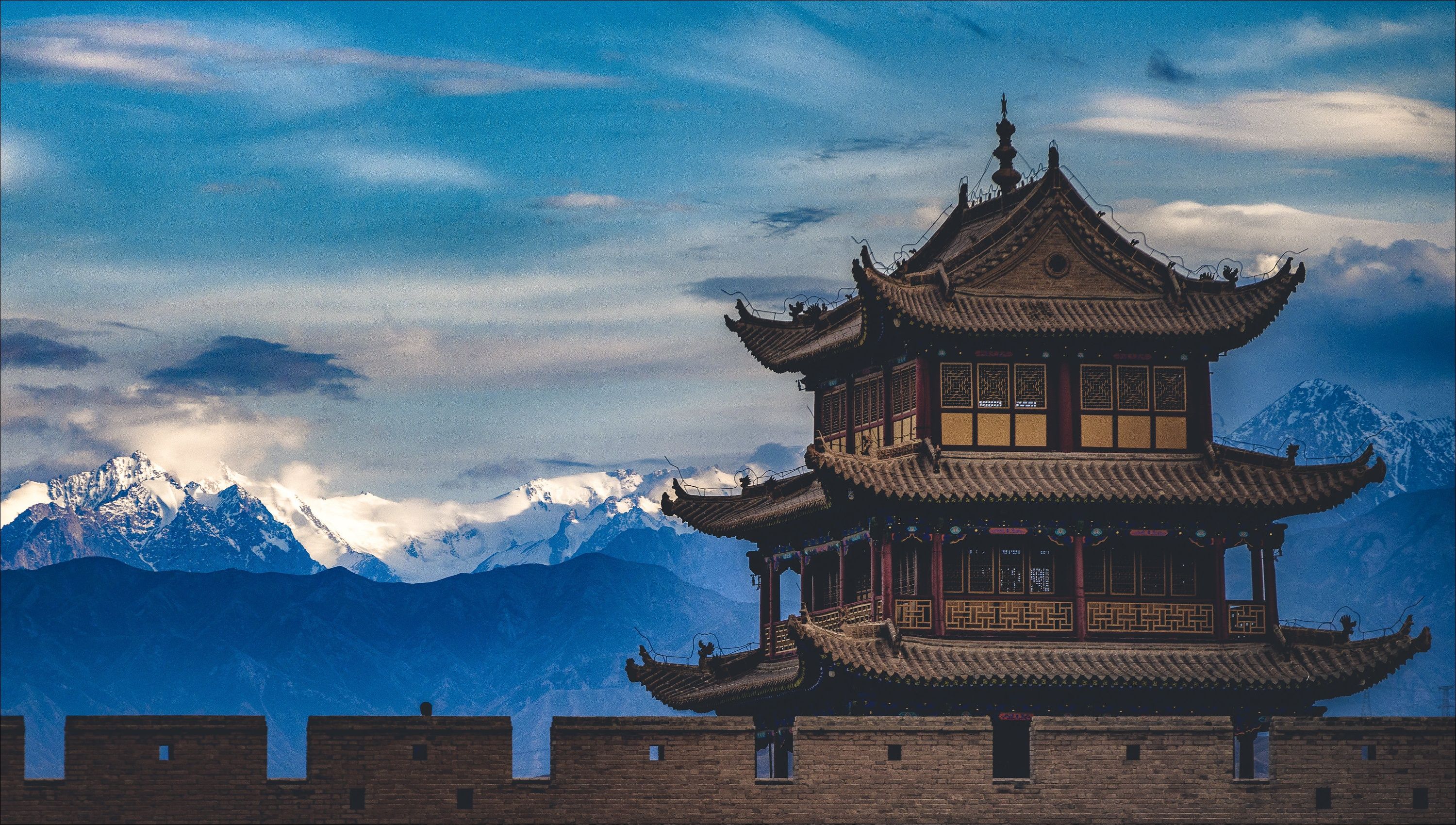 3000x1700 Wallpaper nature, China, view, China, landscape, nature, view, Asia for mobile and desktop, section природа, resolution 3000x1700