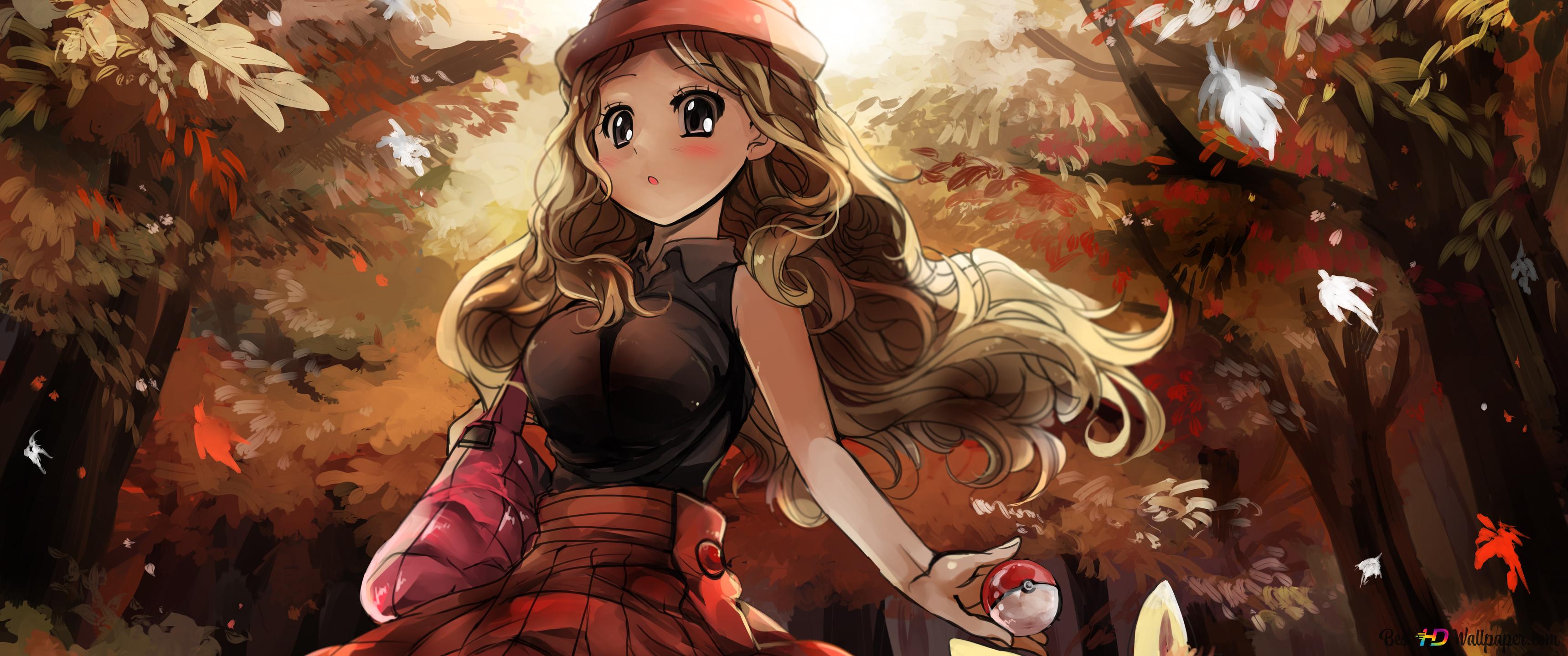3440x1440 Pokemon: X and Y (Serena) 4K wallpaper download