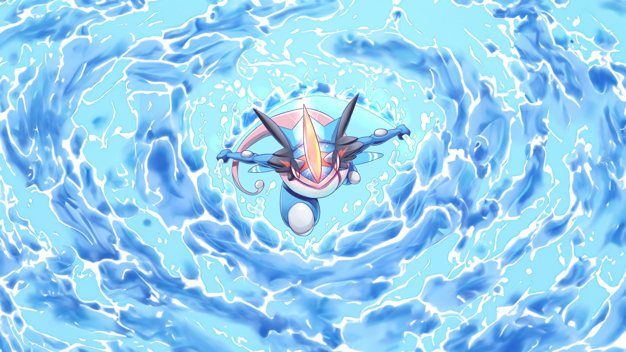 2560x1440 Greninja (Pokémon) 4K Wallpaper