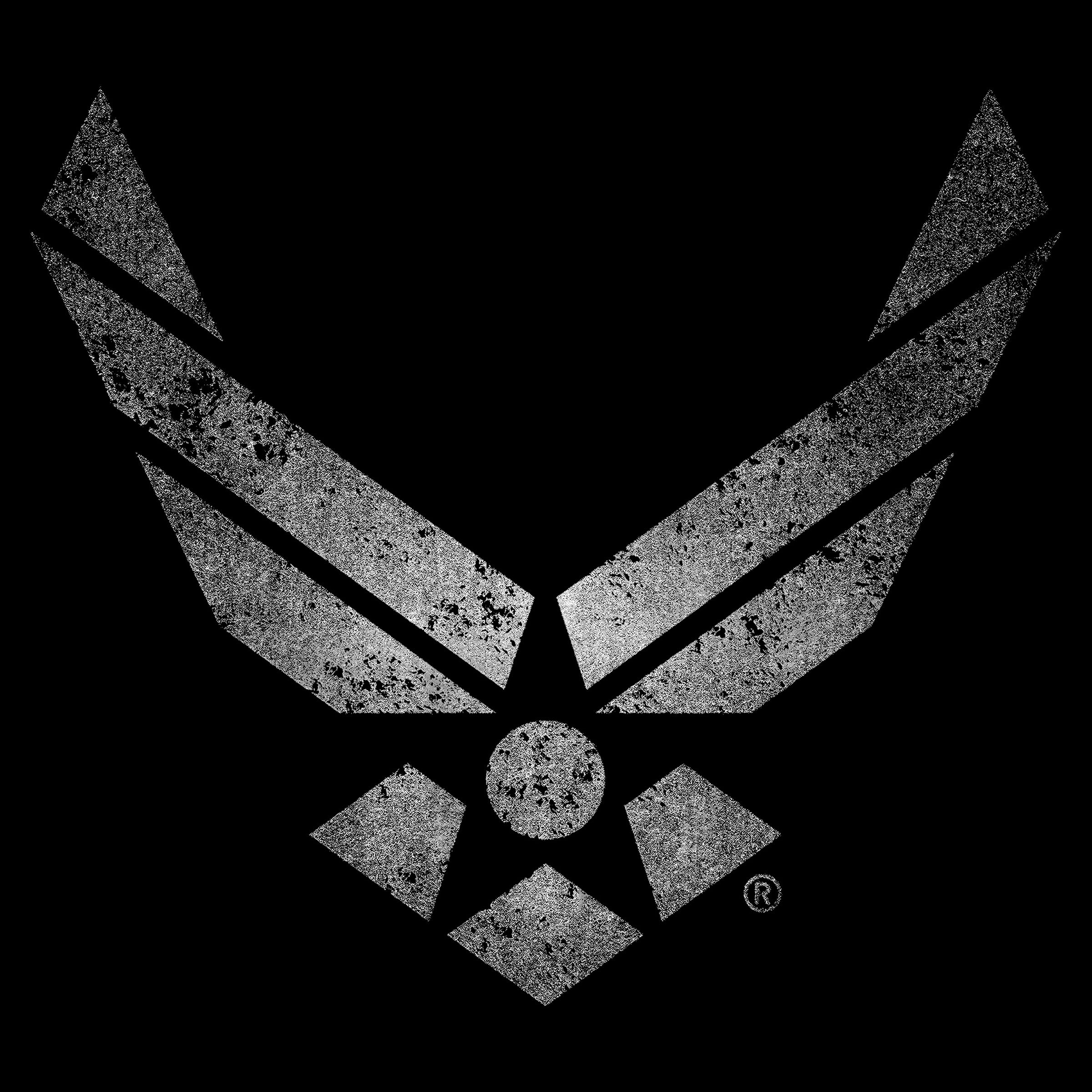 2400x2400 Air Force Battleworn Wings T Shirt. Military Veteran Products