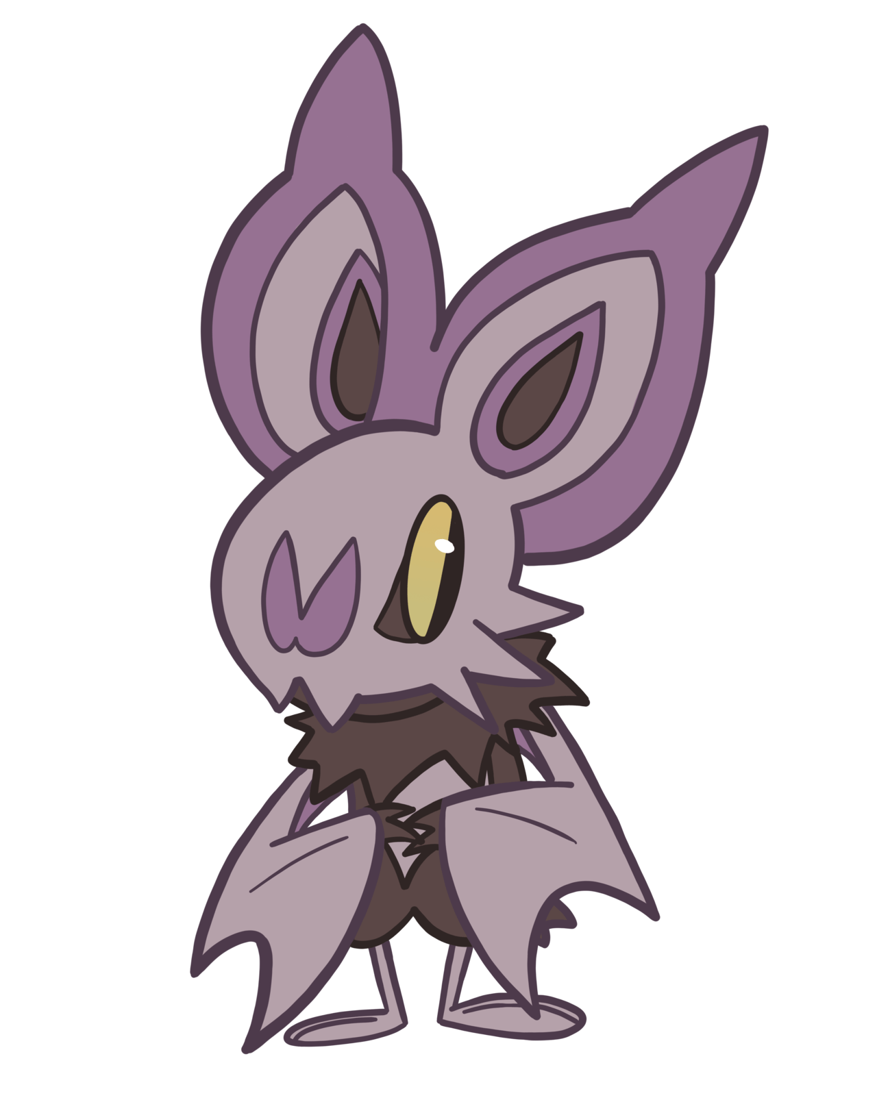 1280x1606 Noibat Pokemon PNG Image Transparent Free Download