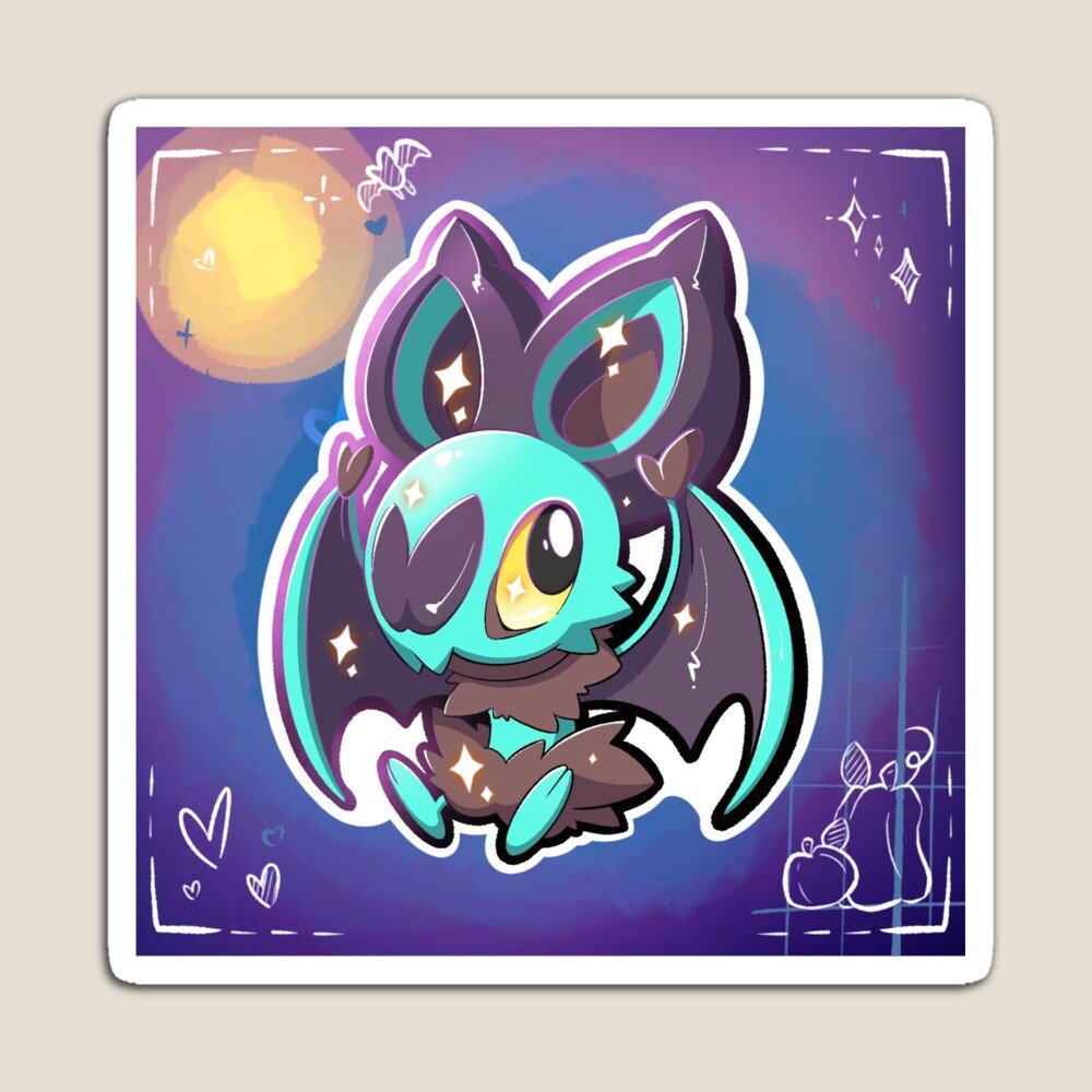 1000x1000 Halloween Sweet Dreams Shiny Noibat Pin