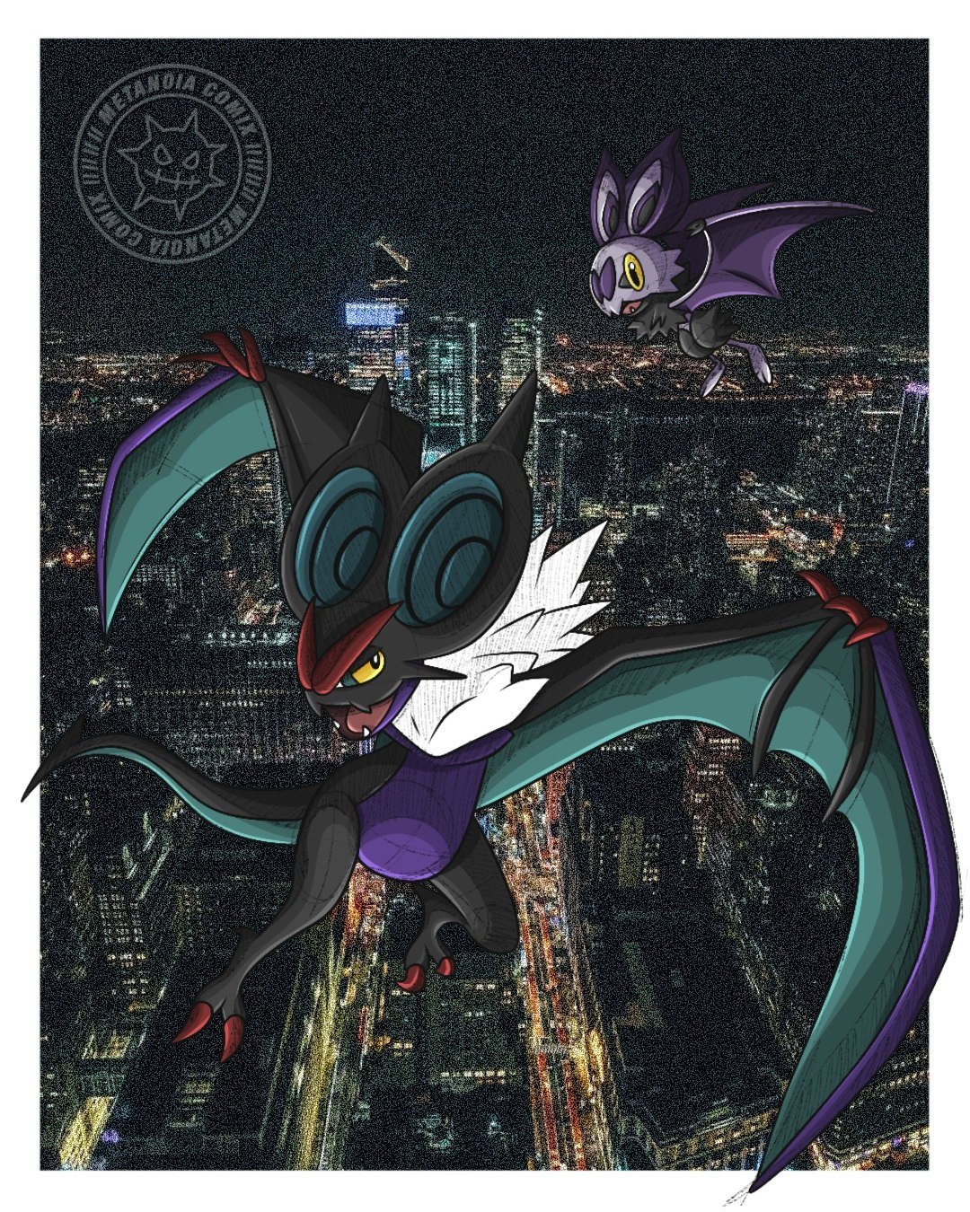 1080x1350 PokéQuark: Noibat e Noivern, il terrore che svolazza nelle notti di Kalosémon Millennium