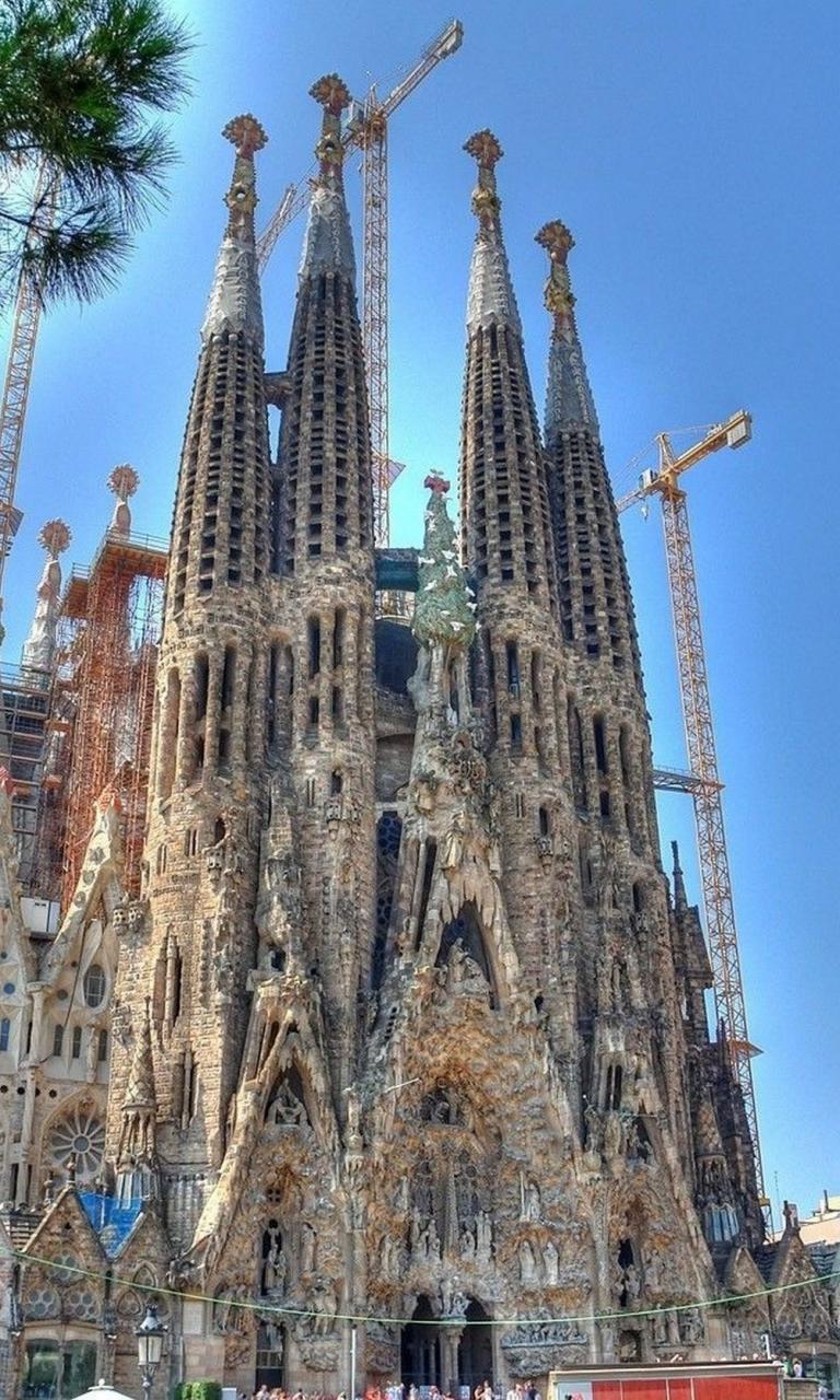 768x1280 Free download spain cathedral sagrada familia antonio gaudi