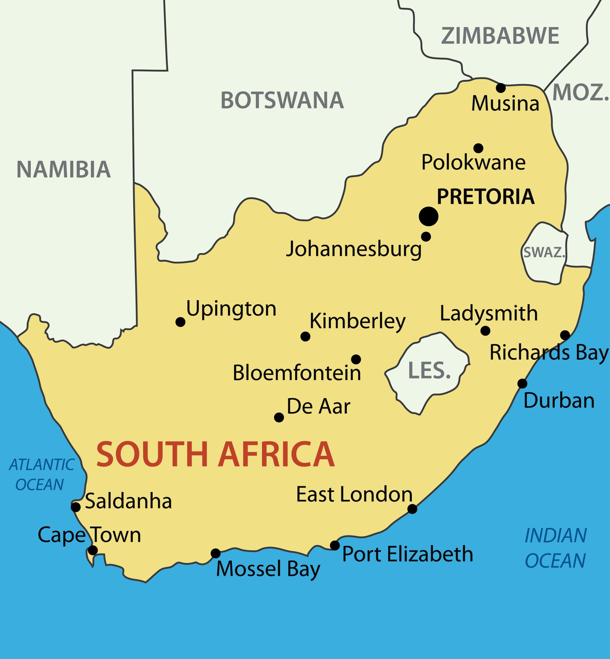 1970x2129 Provinces of South Africa