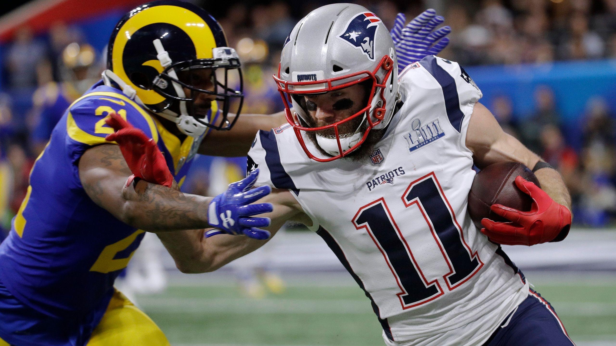 2560x1440 Julian Edelman Stars In Defense Heavy 1st Half In Super Bowl LIII