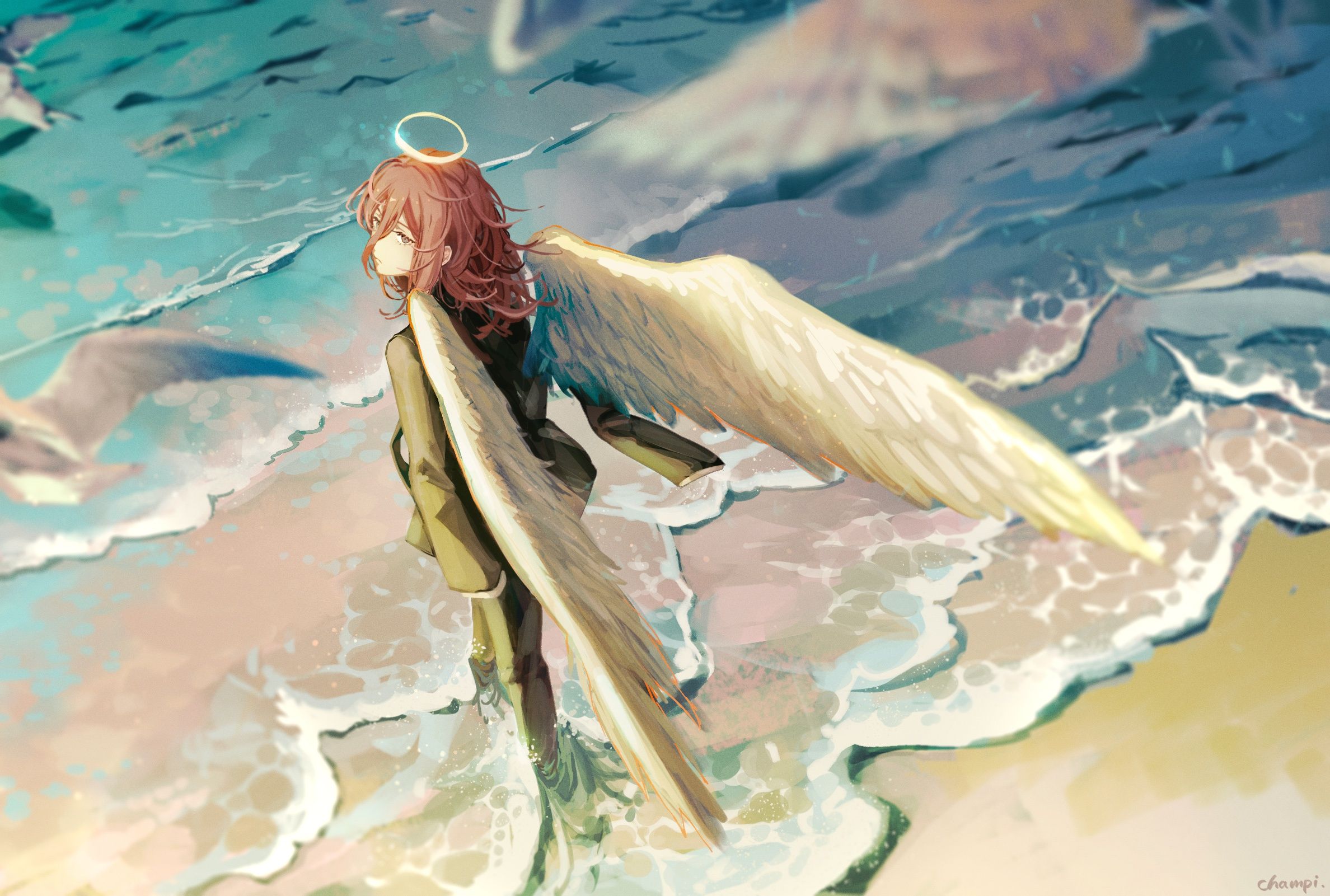 2376x1601 Download Angel Angel Devil (Chainsaw Man) Anime Chainsaw Man Anime Angel HD Wallpaperx1601