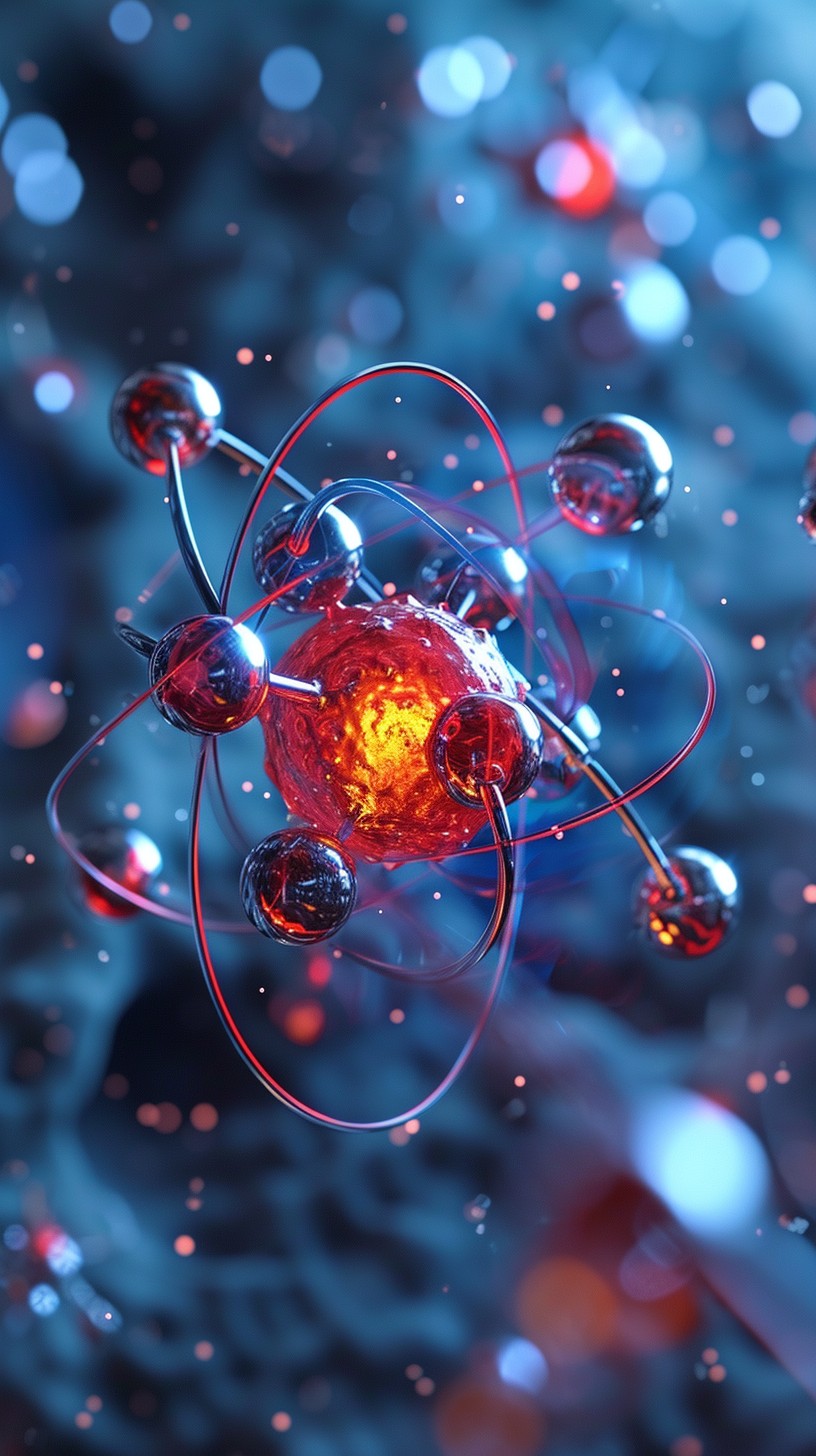 816x1456 Free Atomic Energy Art Image, Energy, Blue