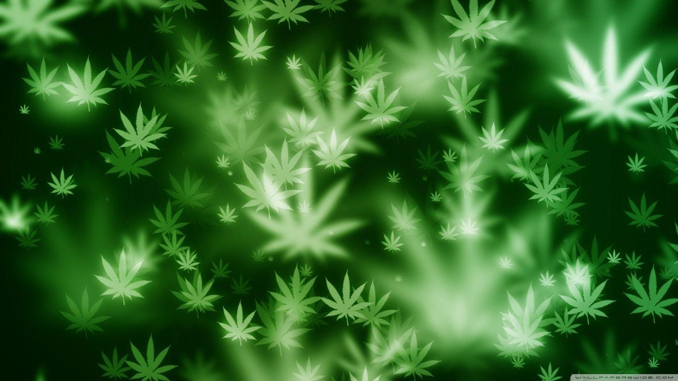1366x768 Widescreen Wallpaper of Weed, Cool Pics
