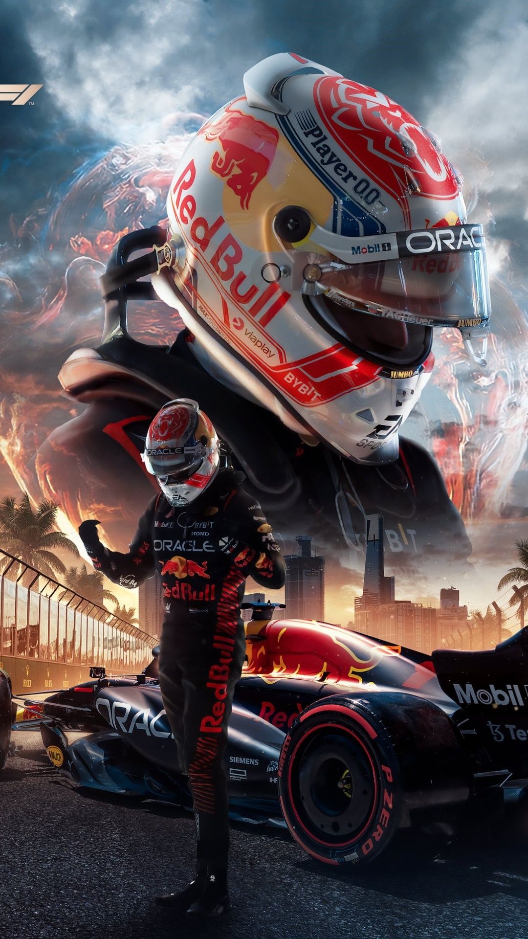 1080x1920 Max Verstappen 4k Phone Wallpaper