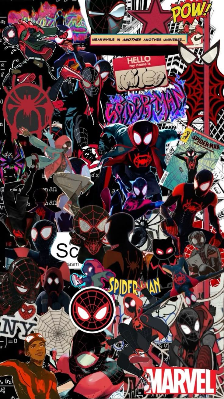 736x1308 Miles Morales Collage