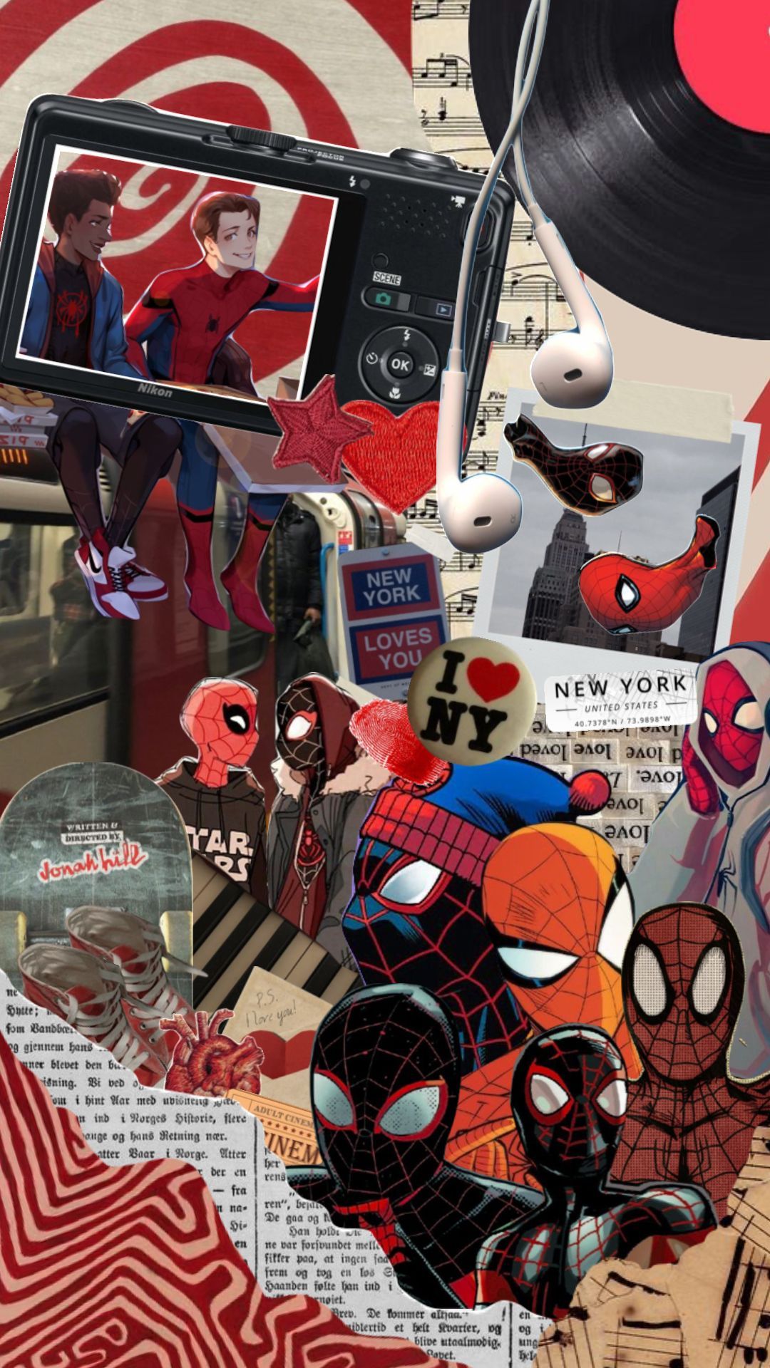 1080x1920 Check out obsessedwiththenbhd's Shuffles peter parker and miles morales <3.. #spidermanmarvel #spiderman #marvel #spidermanshuffles #spidermanaesthetic #spiderman4life #peterpakeredit #peterparker # milesmorales #myfirststuffle #comicspiderman
