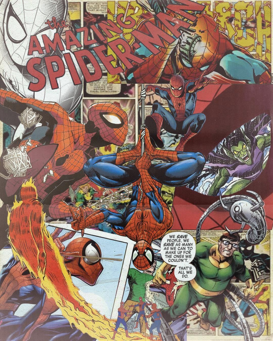 1080x1350 Spider Man Collage I Made ✂️