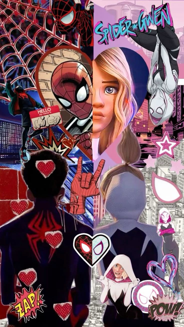 736x1308 Gwen Stacy And Miles Morales Wallpaper