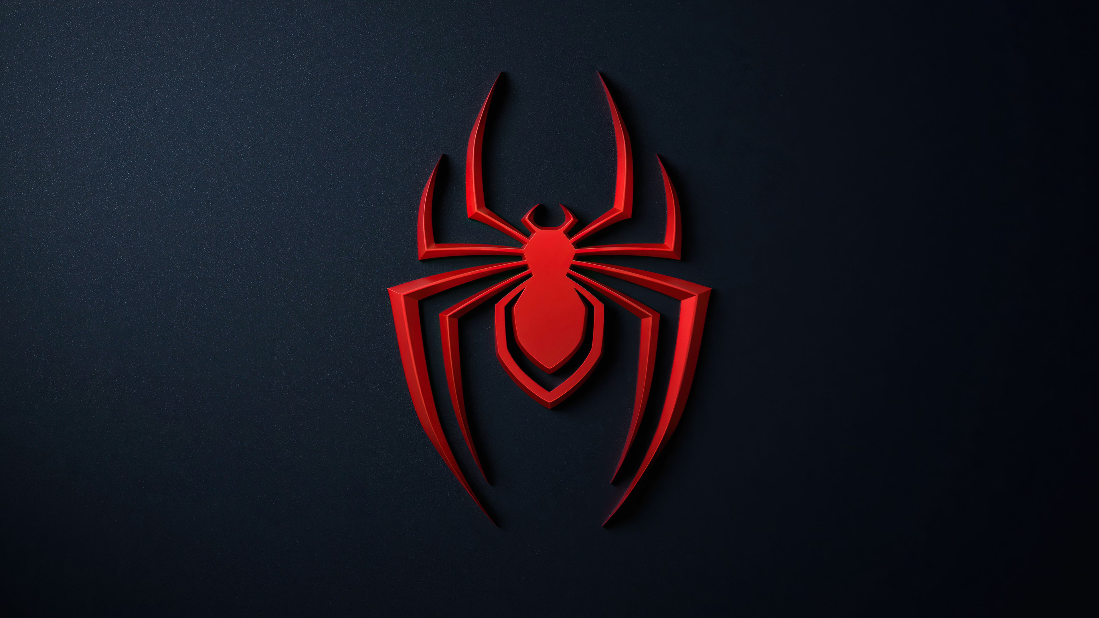 3840x2160 Marvel's Spider Man: Miles Morales 4K Ultra HD Logo Wallpaper