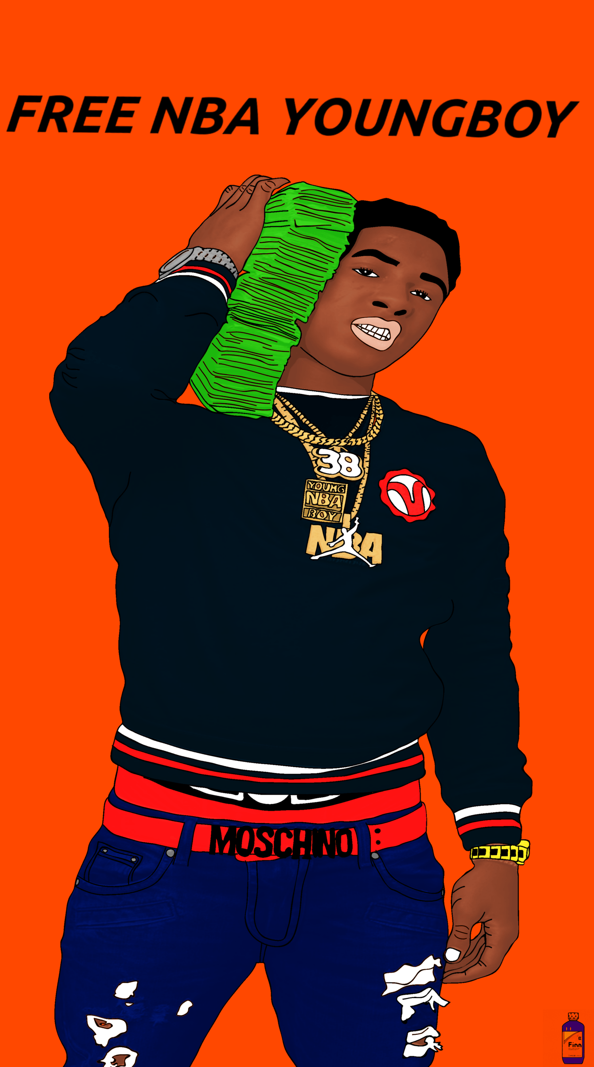 1934x3472 NBA Young Boy 4kt Wallpaper