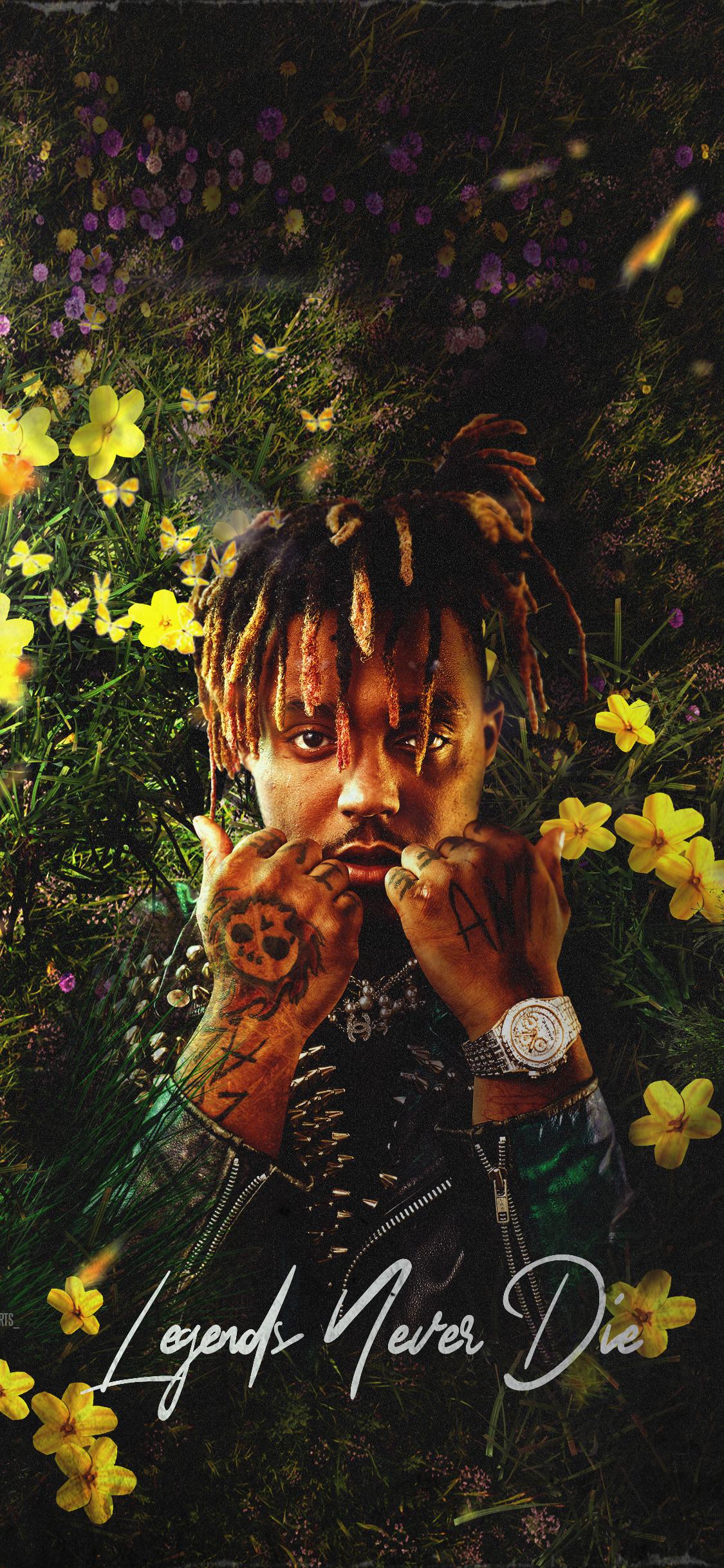 1125x2436 Juice Wrld 4k iPhone Wallpaper