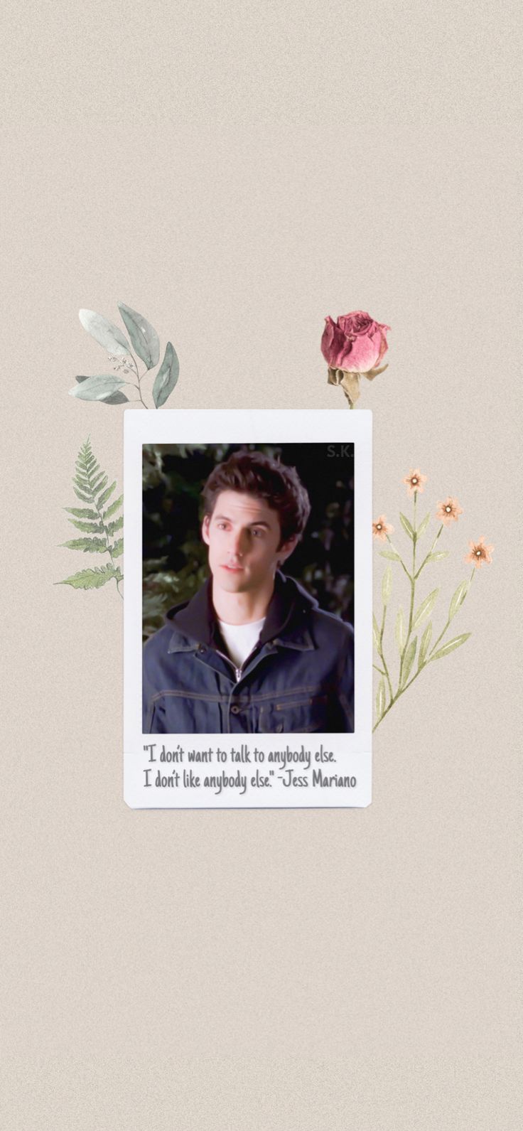736x1591 Gilmore Girls Mariano lockscreen