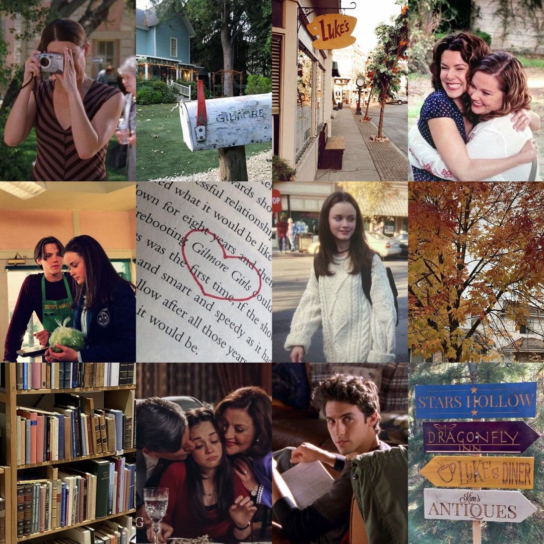 1080x1080 Buy Gilmore Girls Fall Aesthetic Wall Collage Kit PHYSICAL PRINTS Online in India
